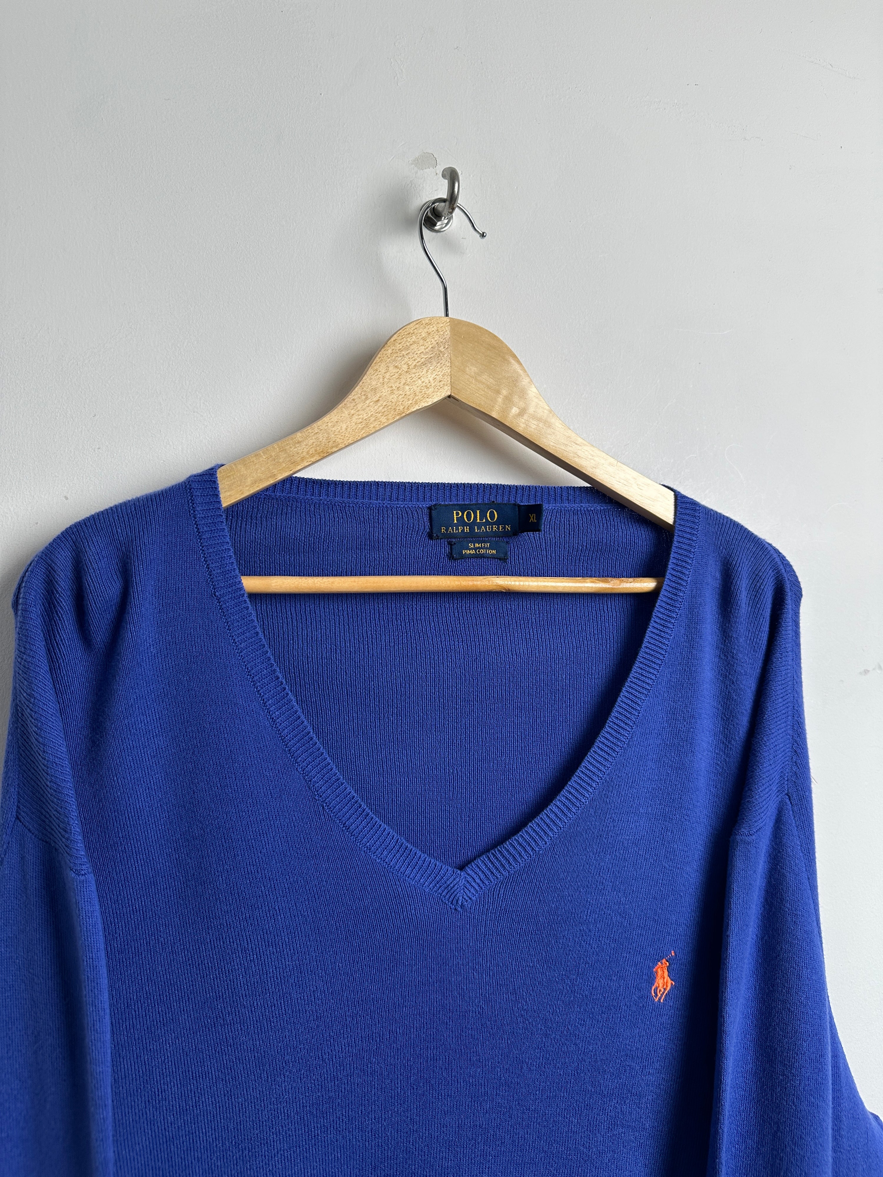 POLO RALPH LAUREN LONG SLEEVE SHIRT IN BLUE