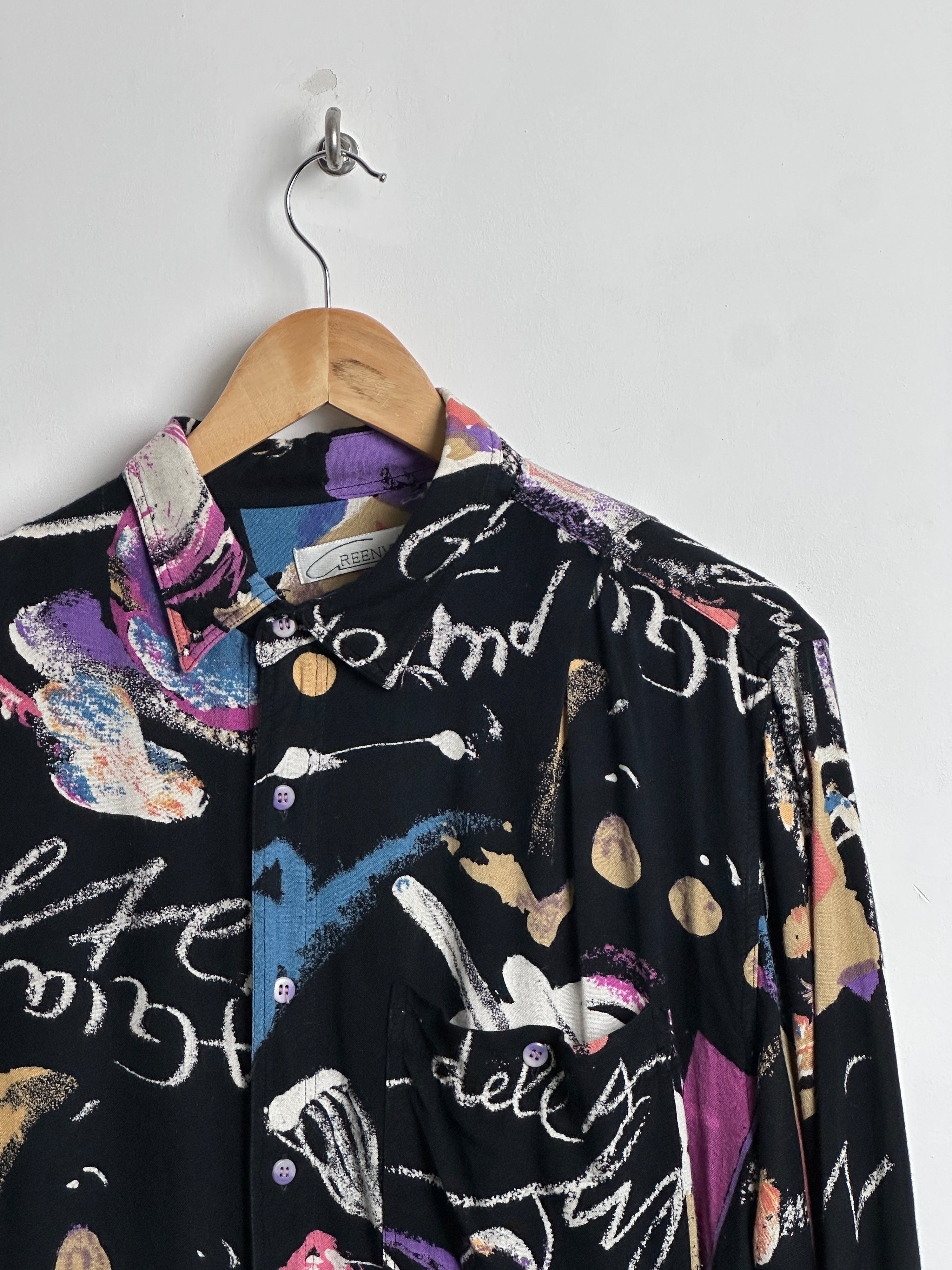 GREENVALY VINTAGE PRINTED SHIRT