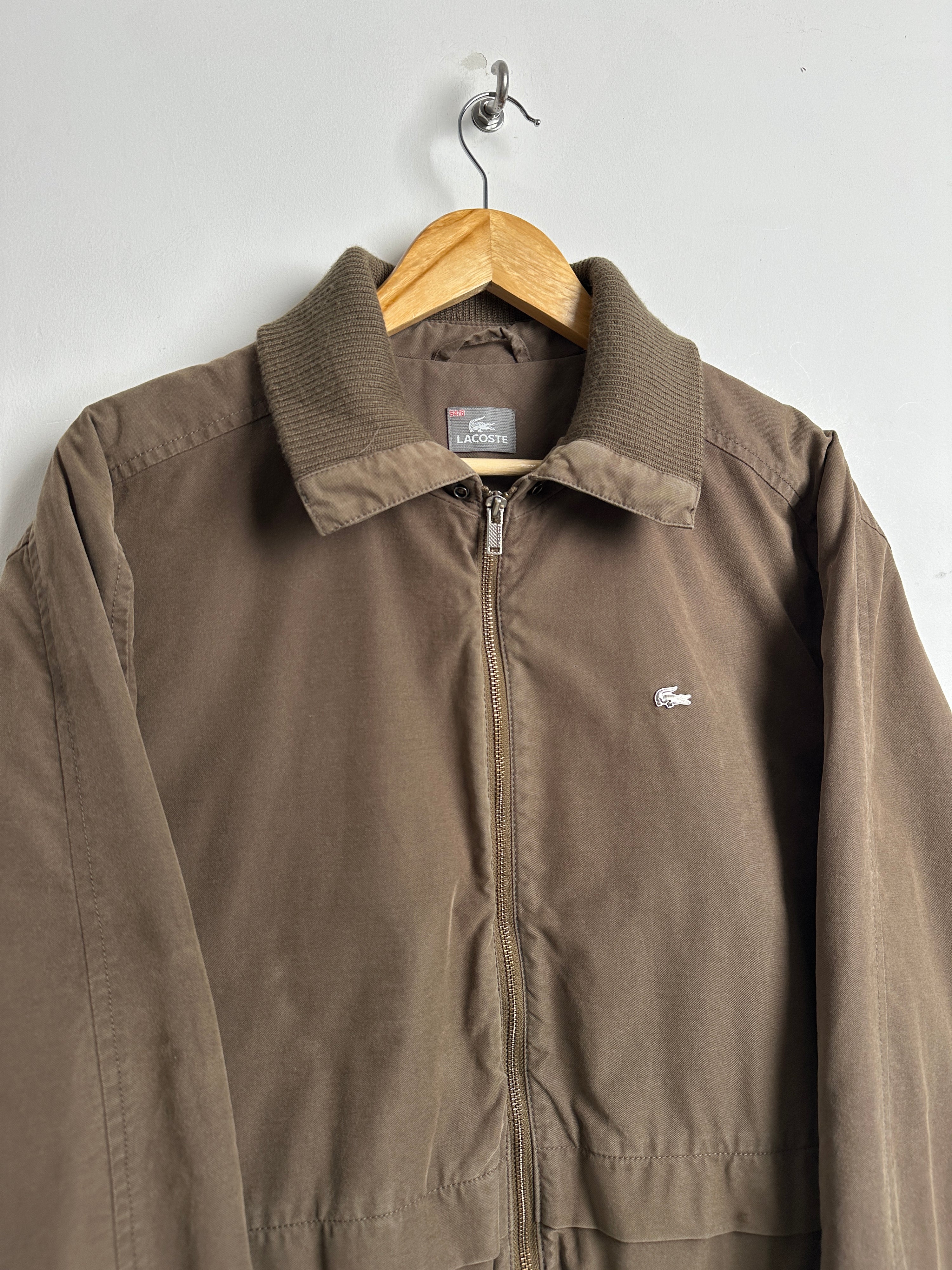 LACOSTE VINTAGE LIGHT BROWN COAT