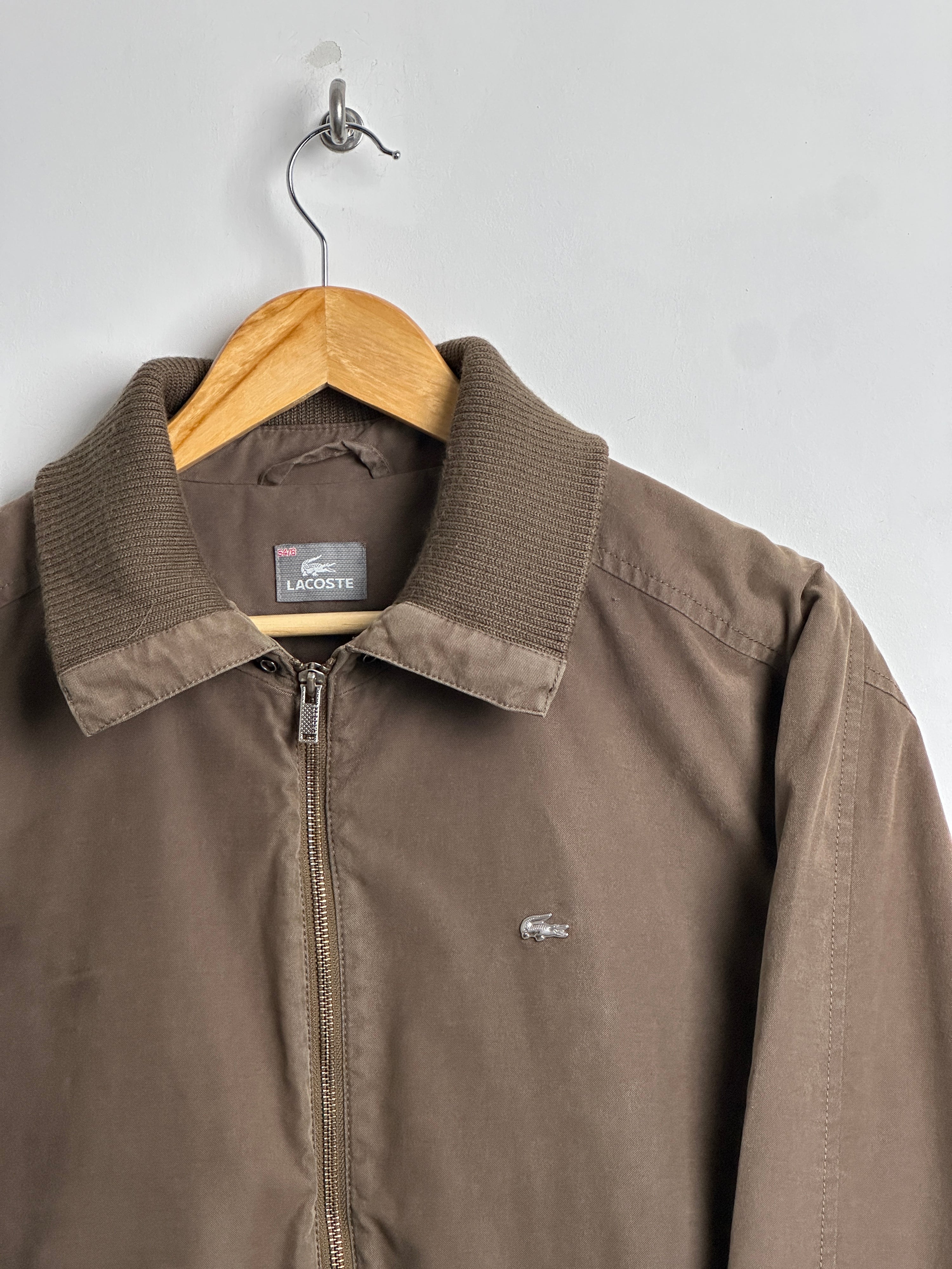 LACOSTE VINTAGE LIGHT BROWN COAT