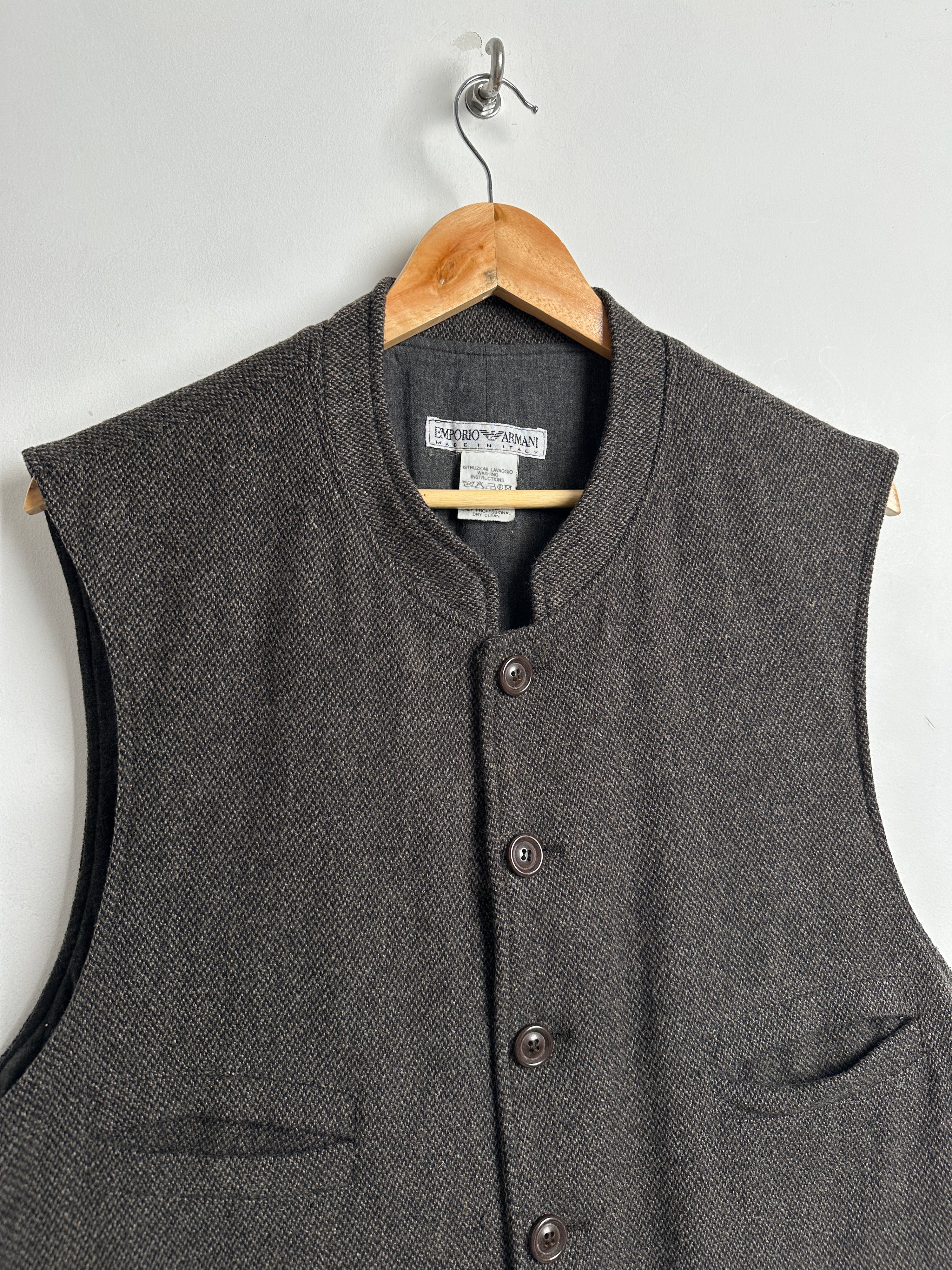 EMPORIO ARMANI VINTAGE KNIT VEST