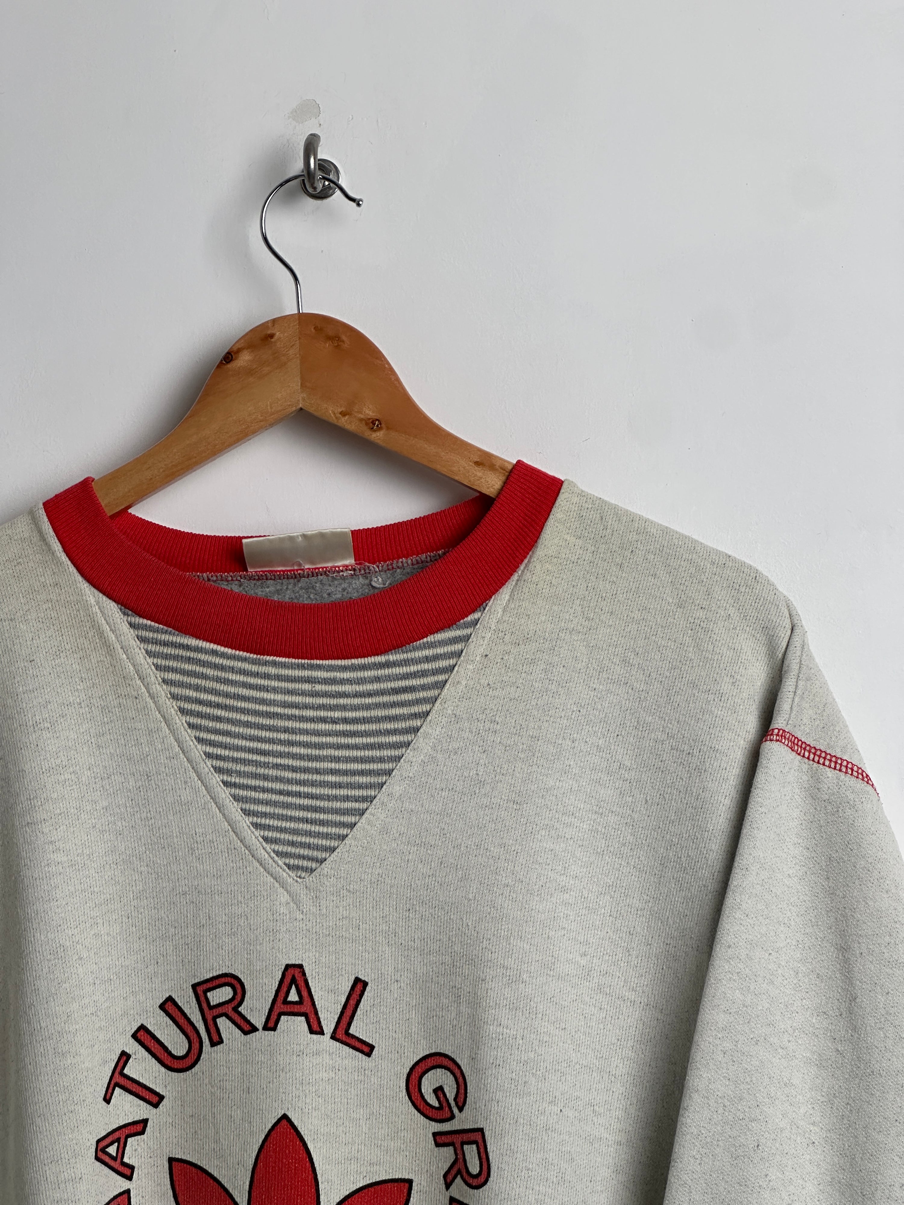 ADIDAS GREY VINTAGE JUMPER