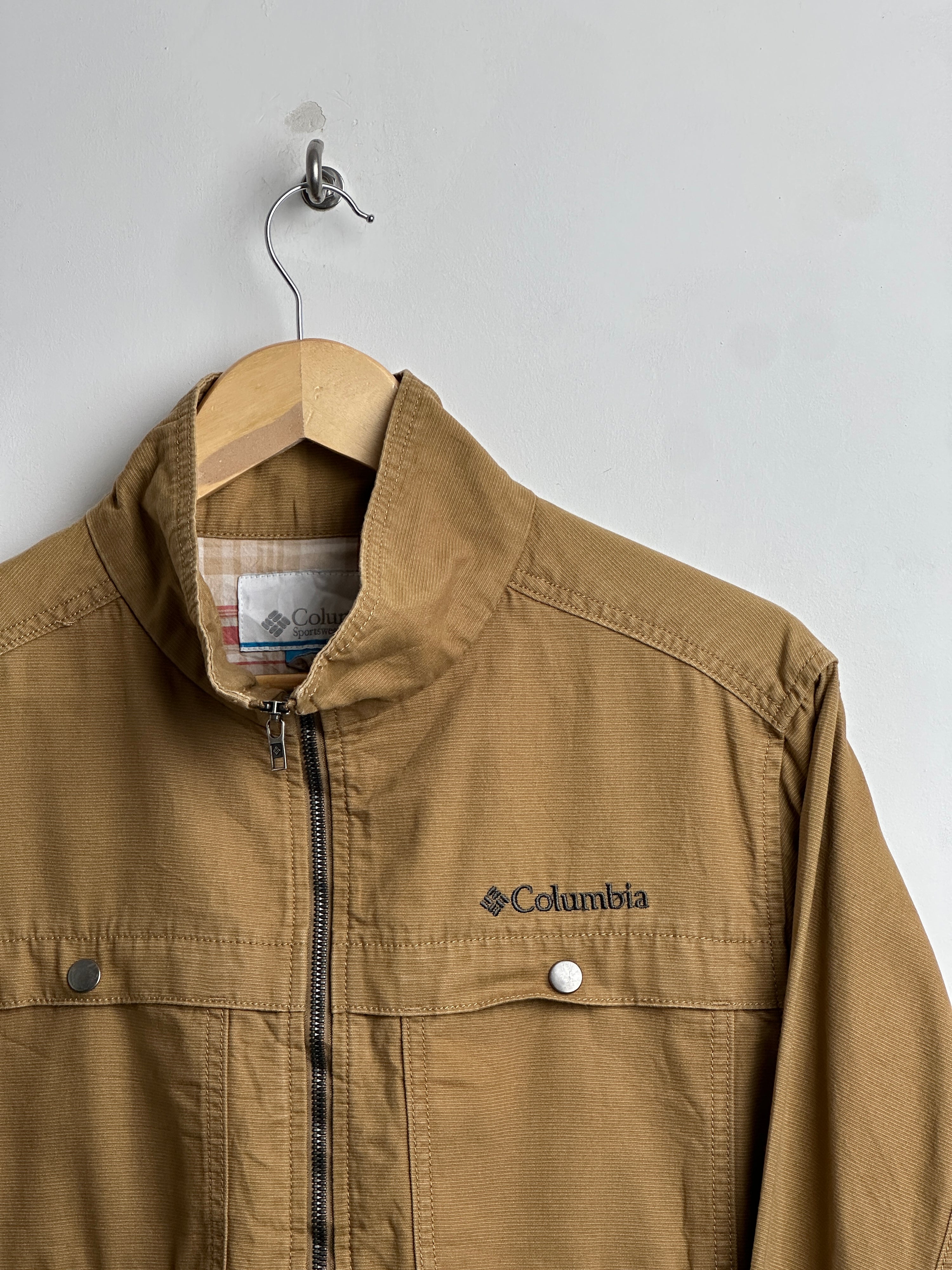 COLUMBIA denim JACKET IN BROWN