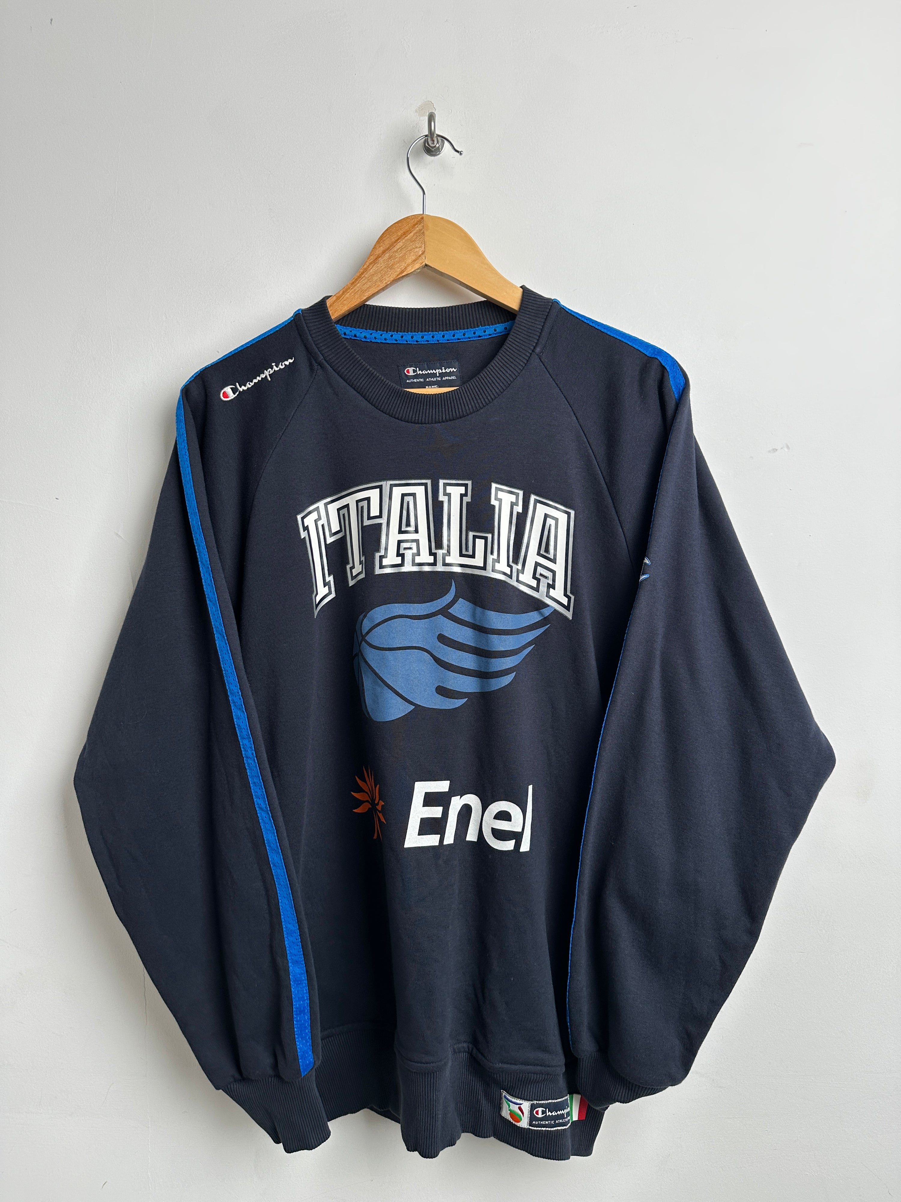 CHAMPIONS ITALIA SWEATER IN BLUE