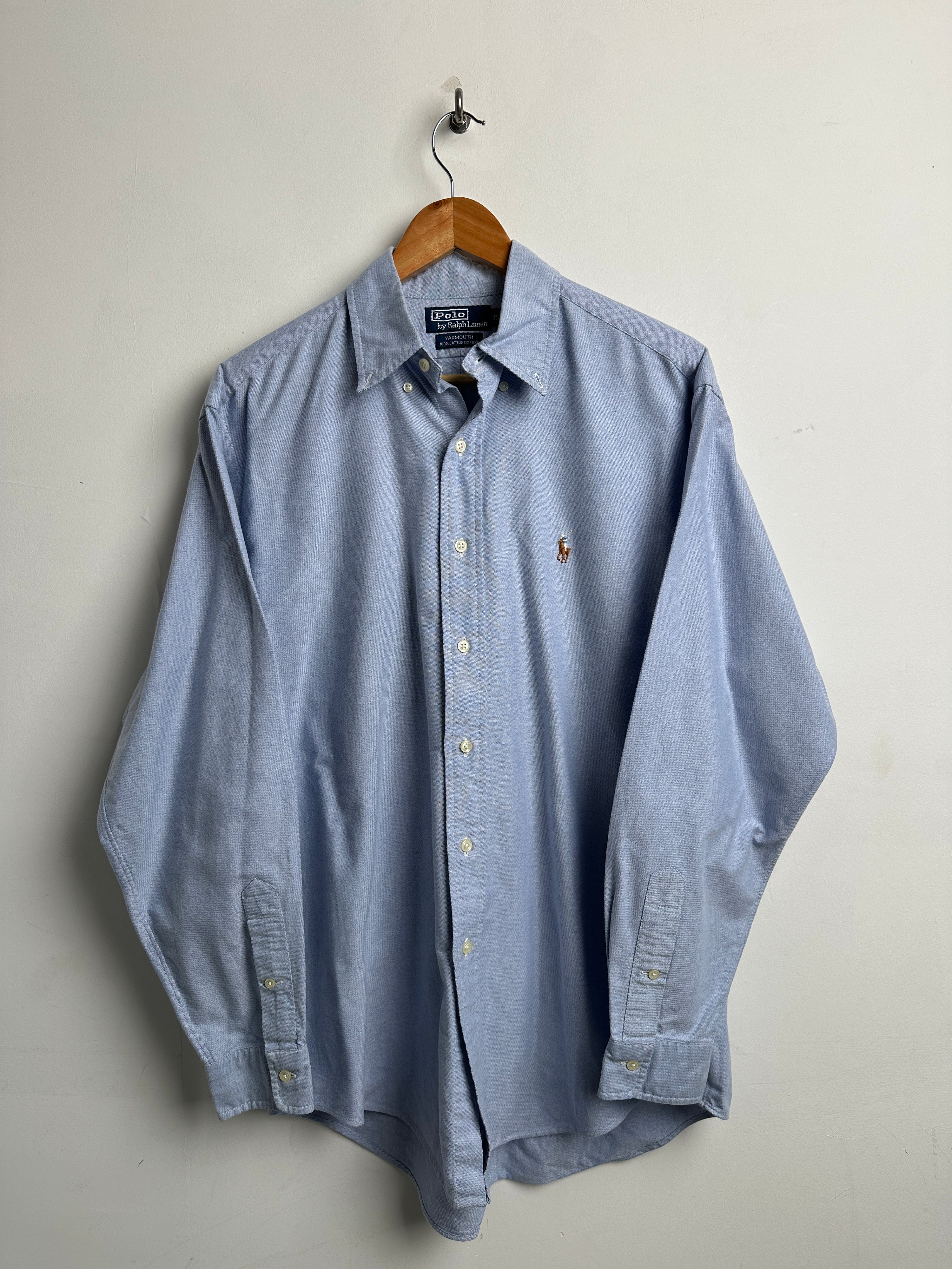 POLO RALPH LAUREN long sleeve shirt in light blue