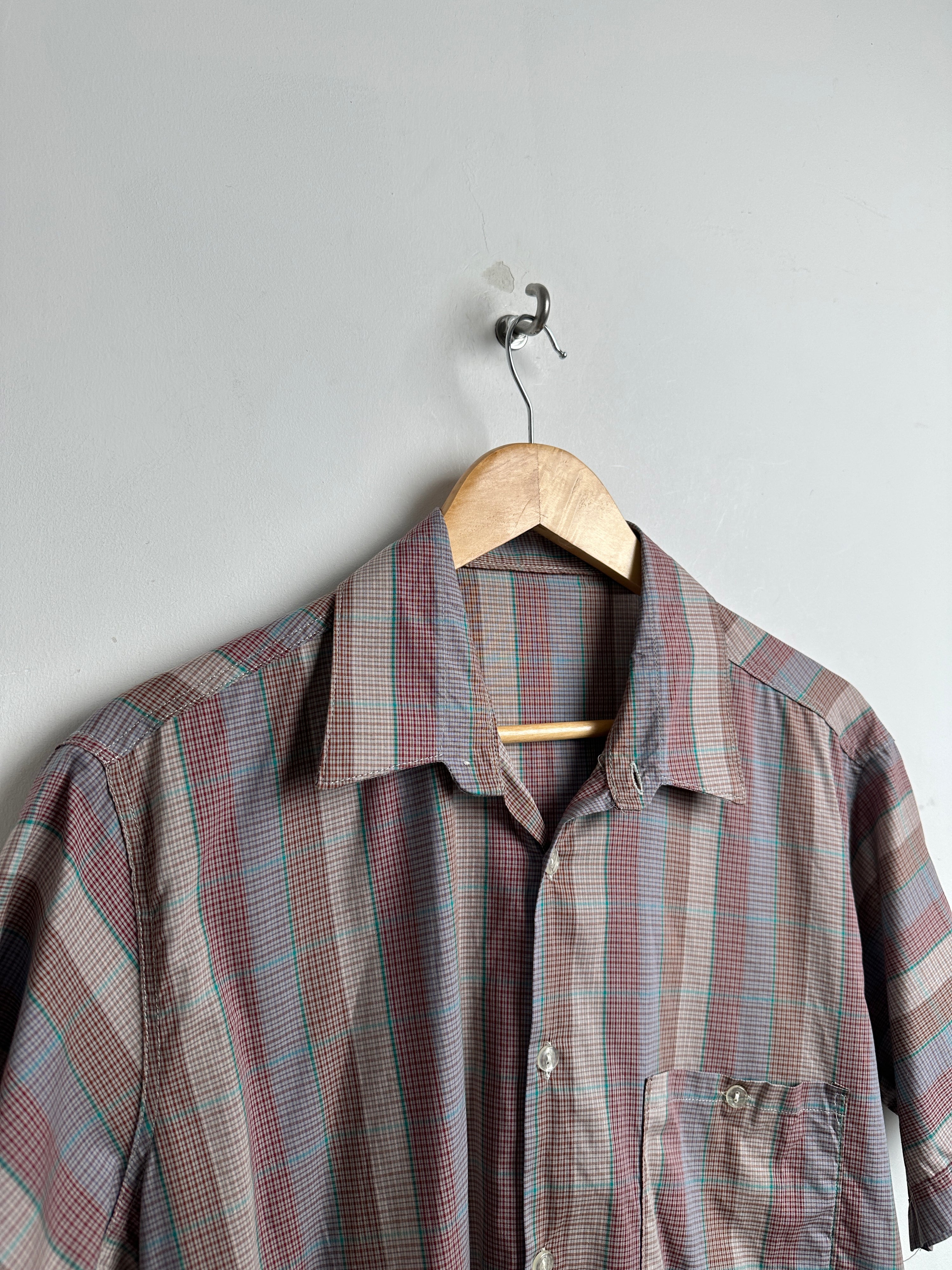VINTAGE short sleeve shirt in purple