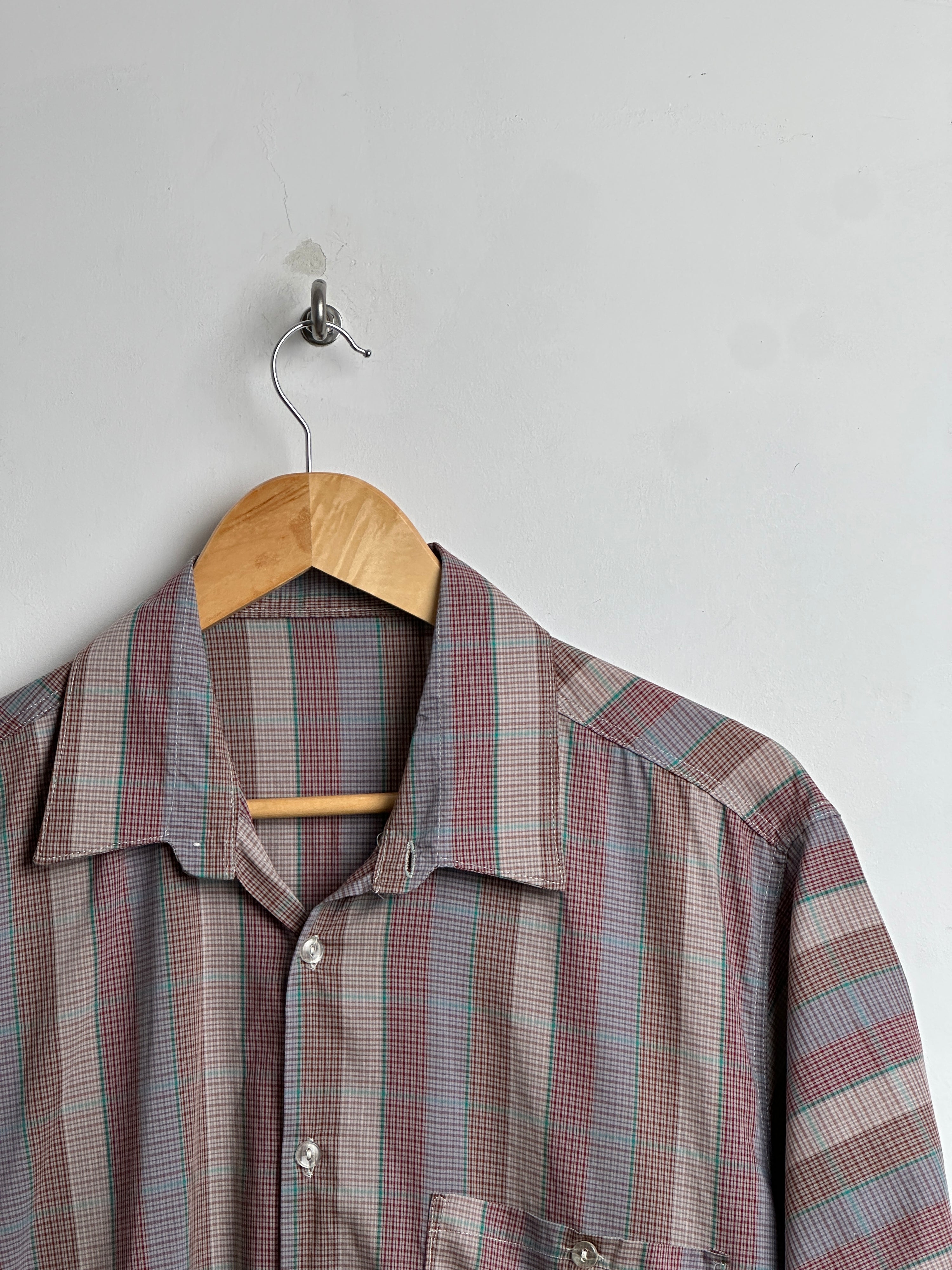 VINTAGE short sleeve shirt in purple