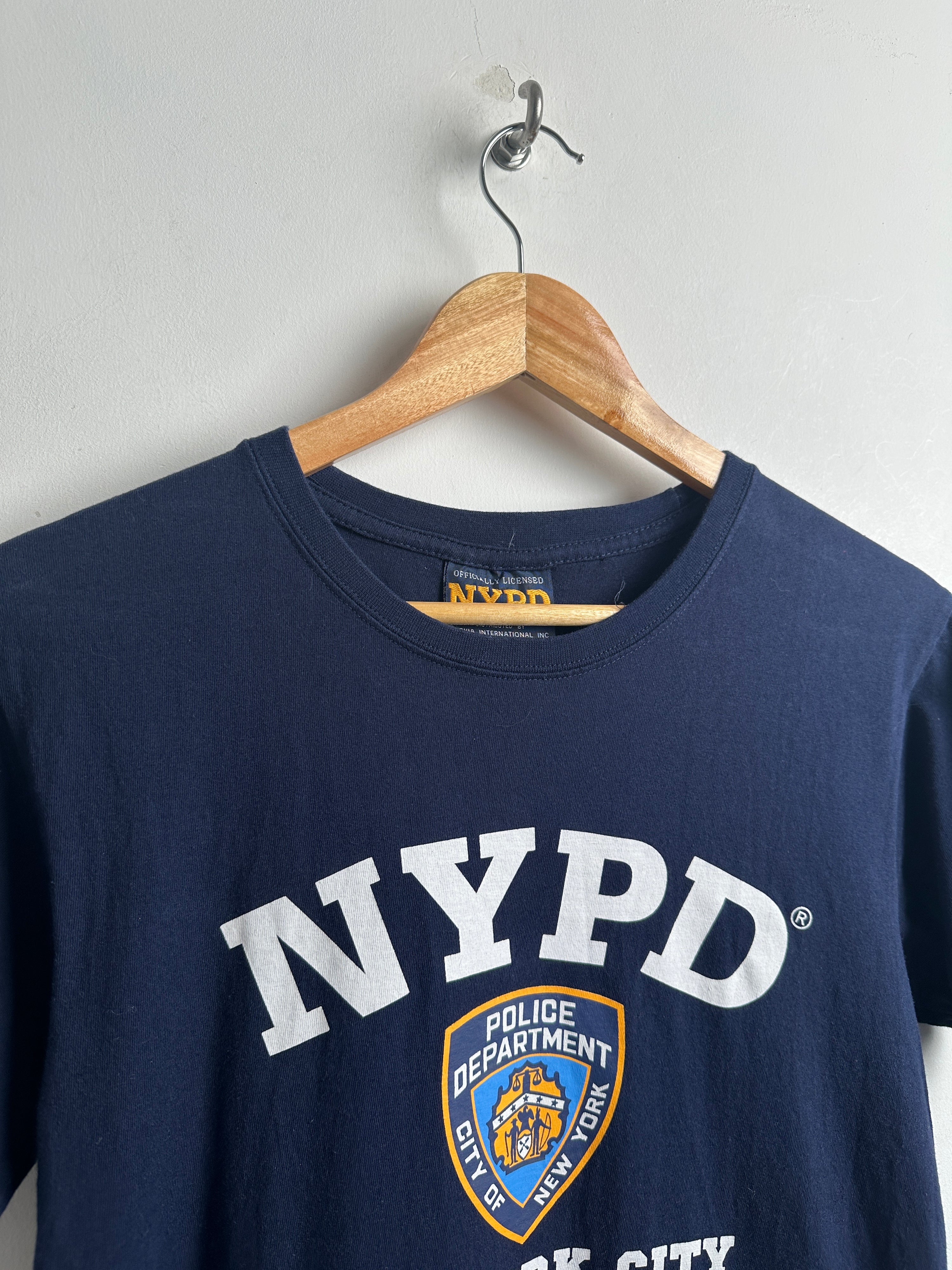 NYPD short sleeve shirt in navy