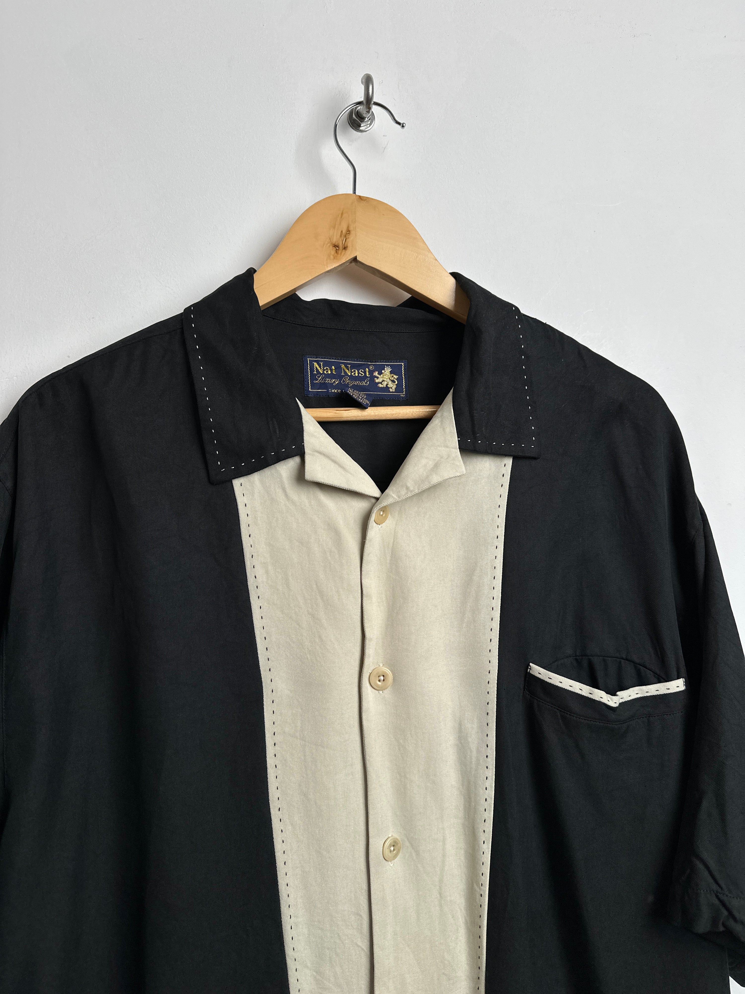 Nat Nast Vintage bowling shirt (100% silk)