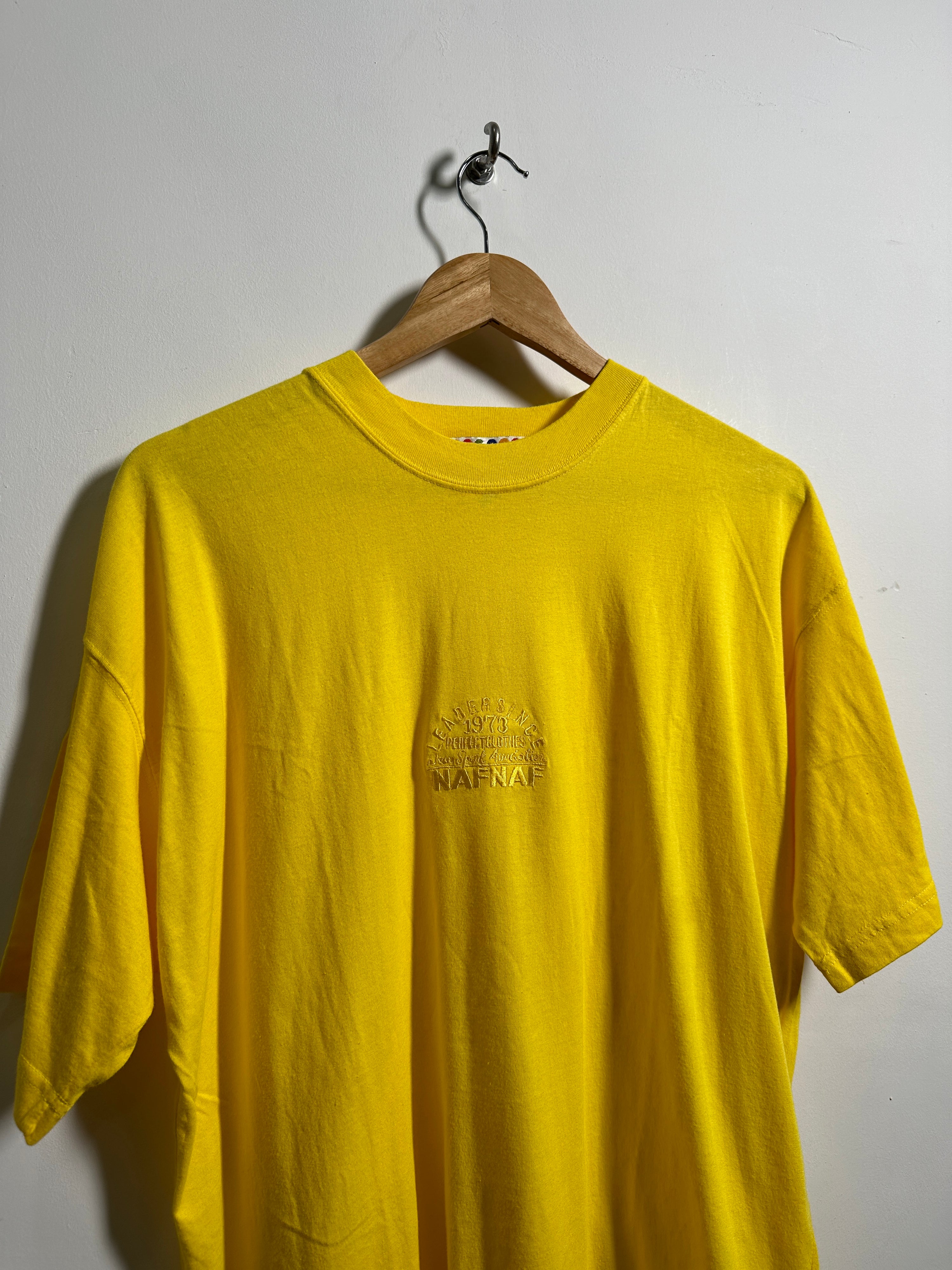 nafnaf tee in yellow