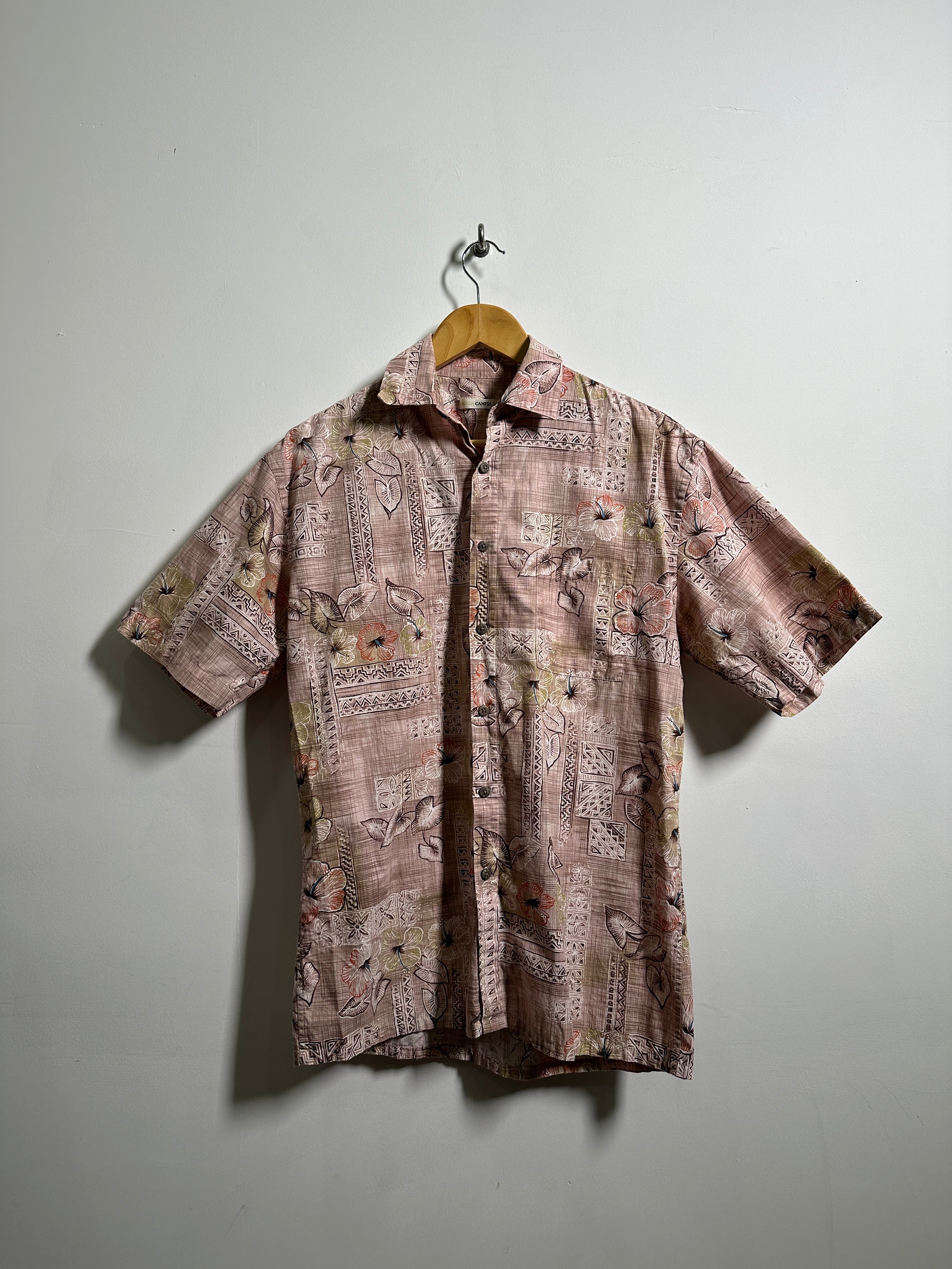 CAMPIA vintage 100% cotton short-sleeve shirt - thrift.mt