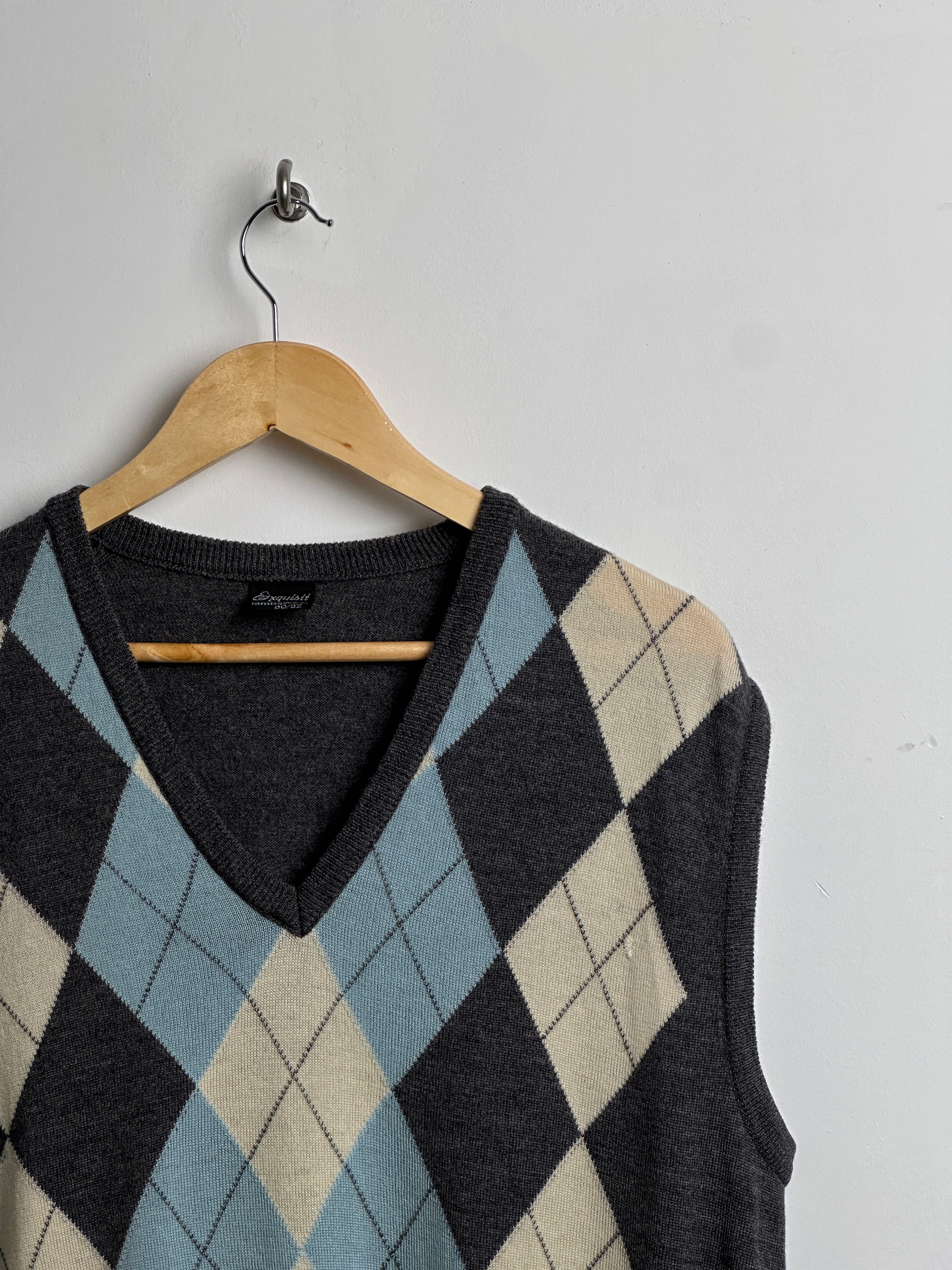 Vintage Exqiosit knit vest (lambswool)