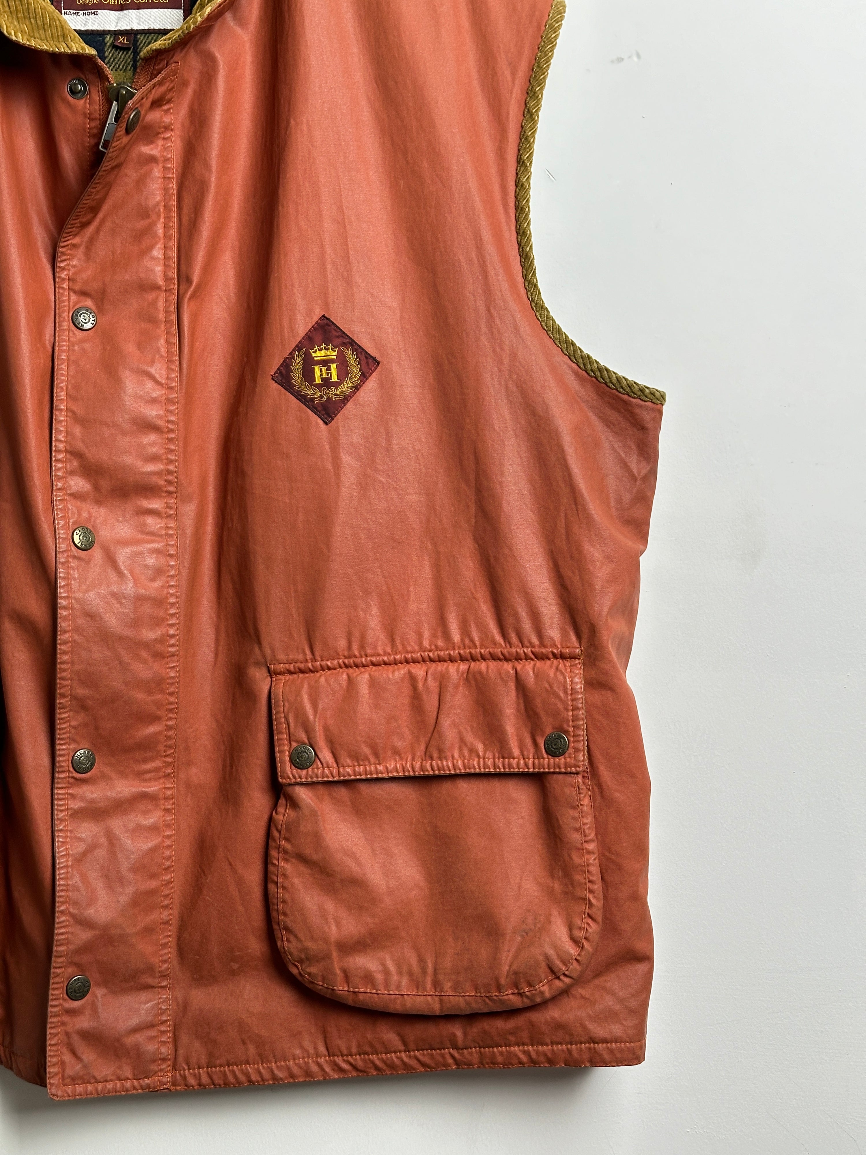 HENRY LLOYD Vintage waxed gilet