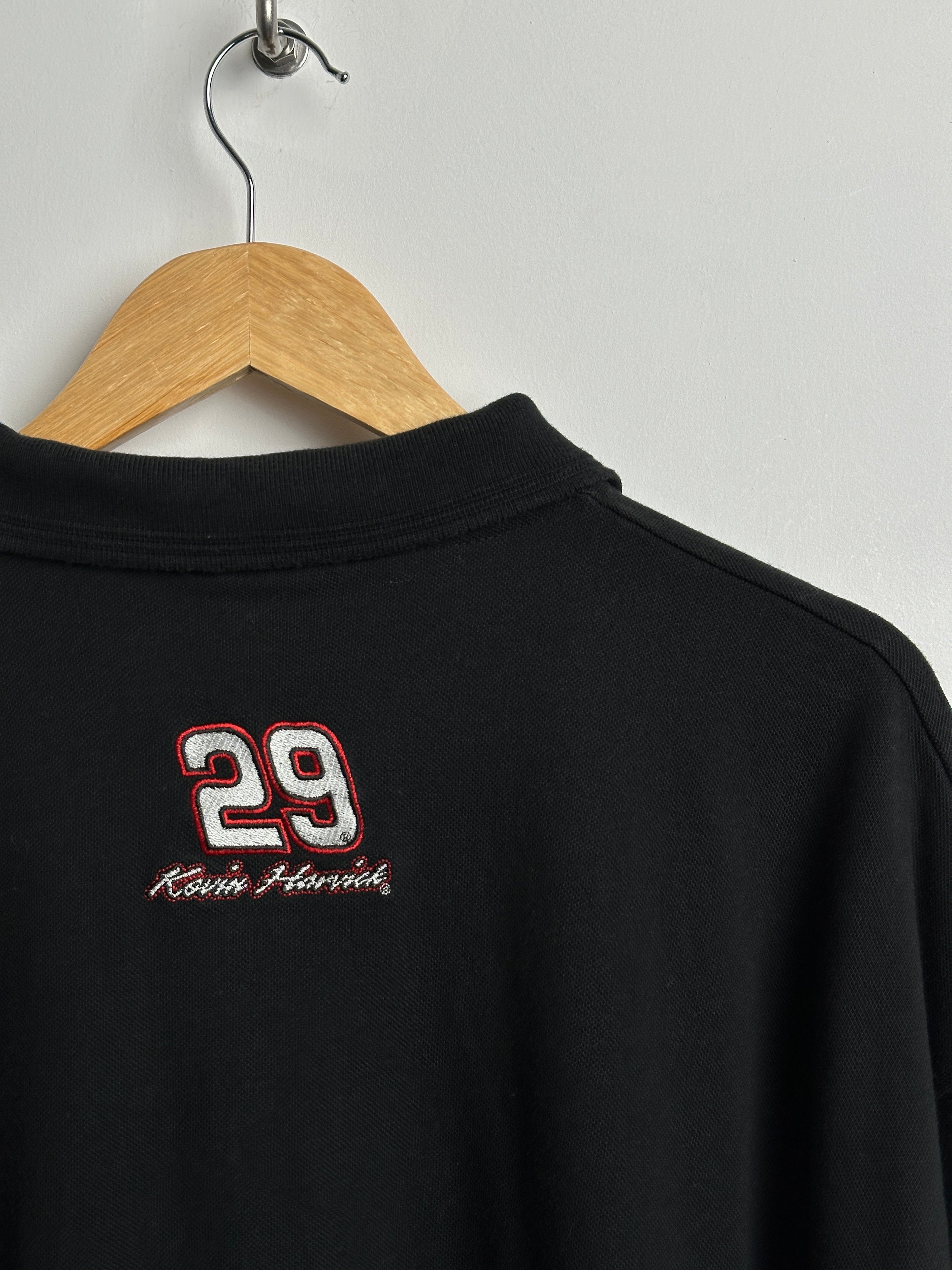 Racing Poloshirt in black with Budweiser branding