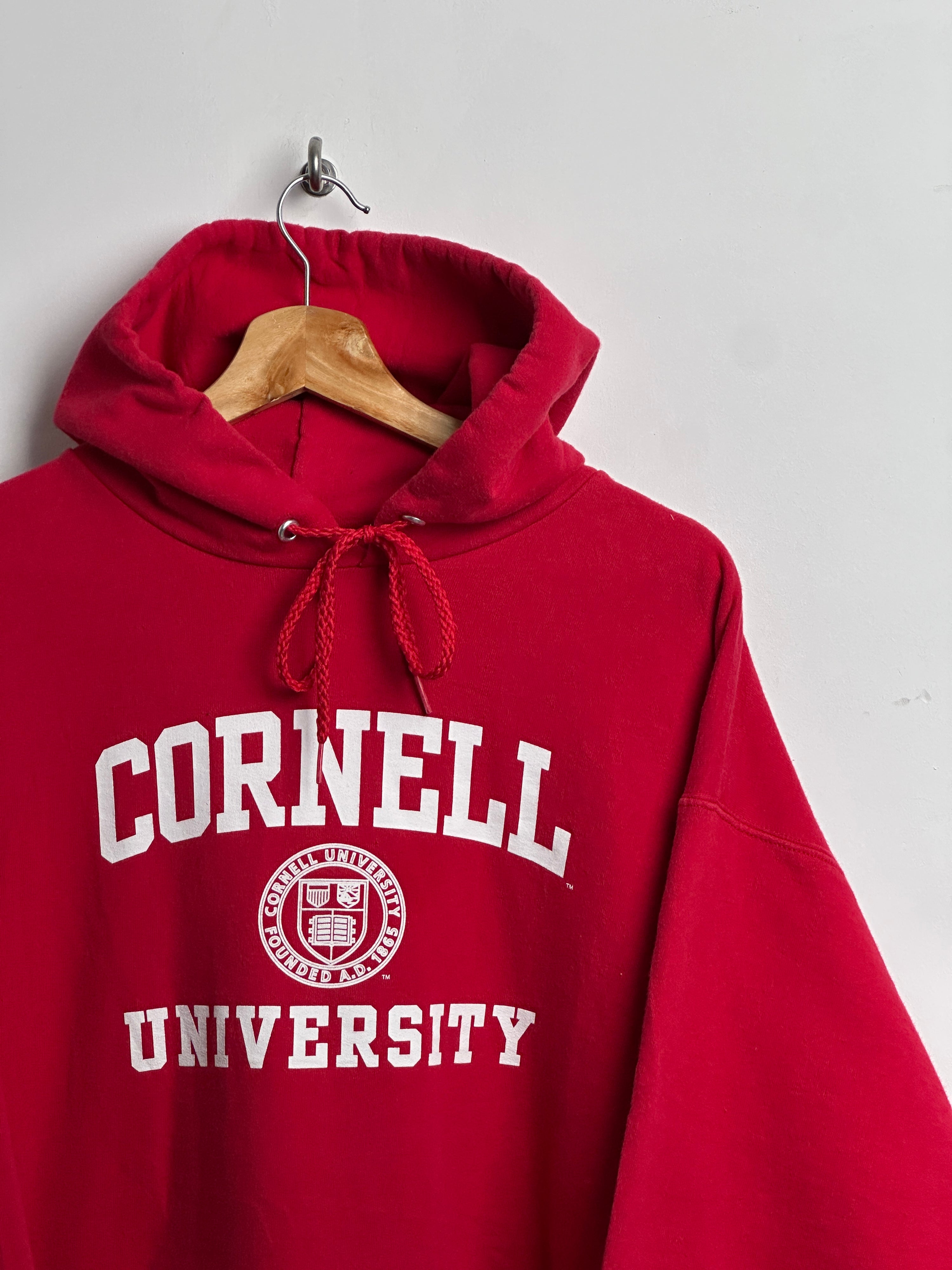 Cornell University hoodie in red