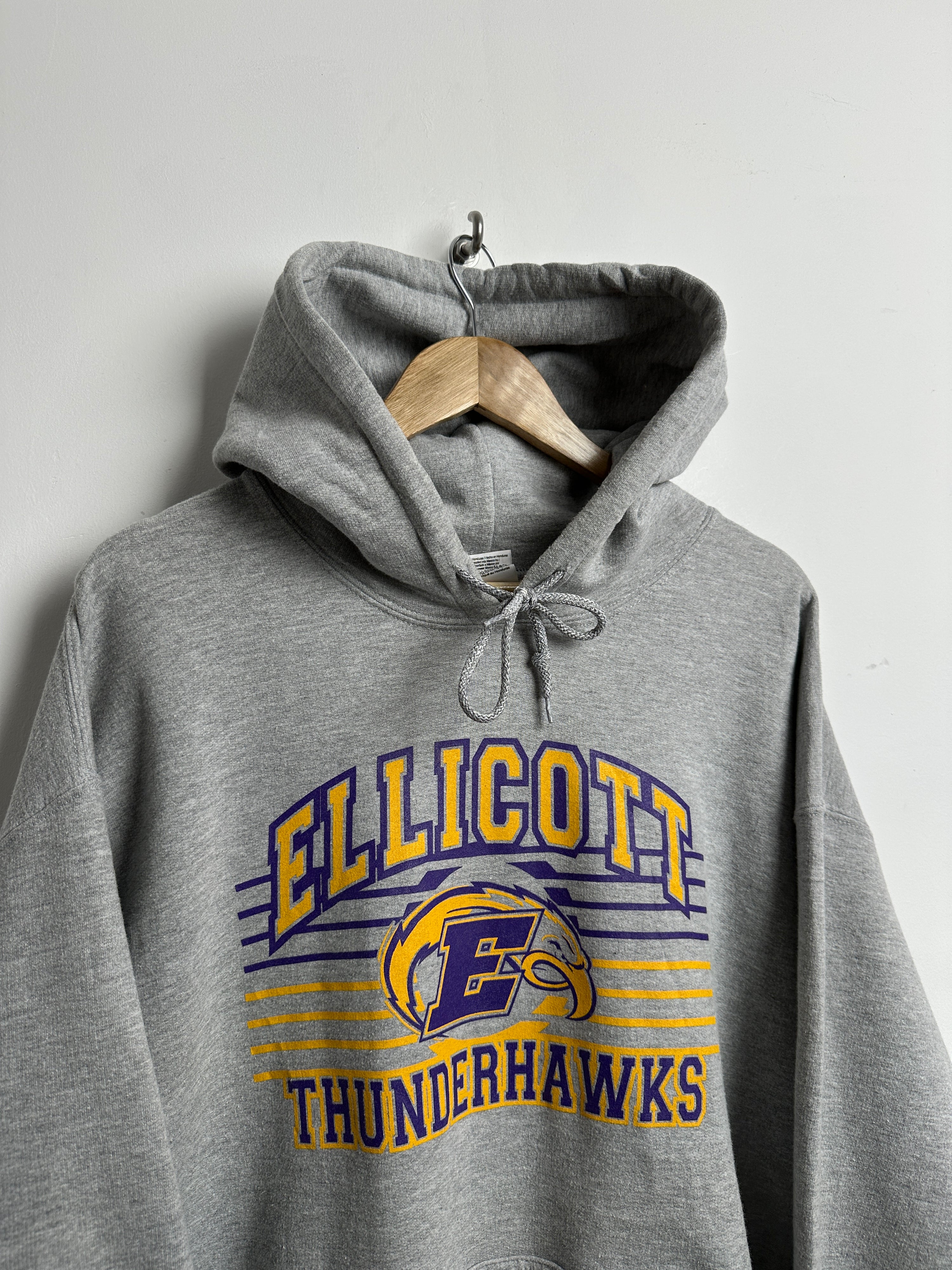 Ellicott Thunderhawks hoodie in grey