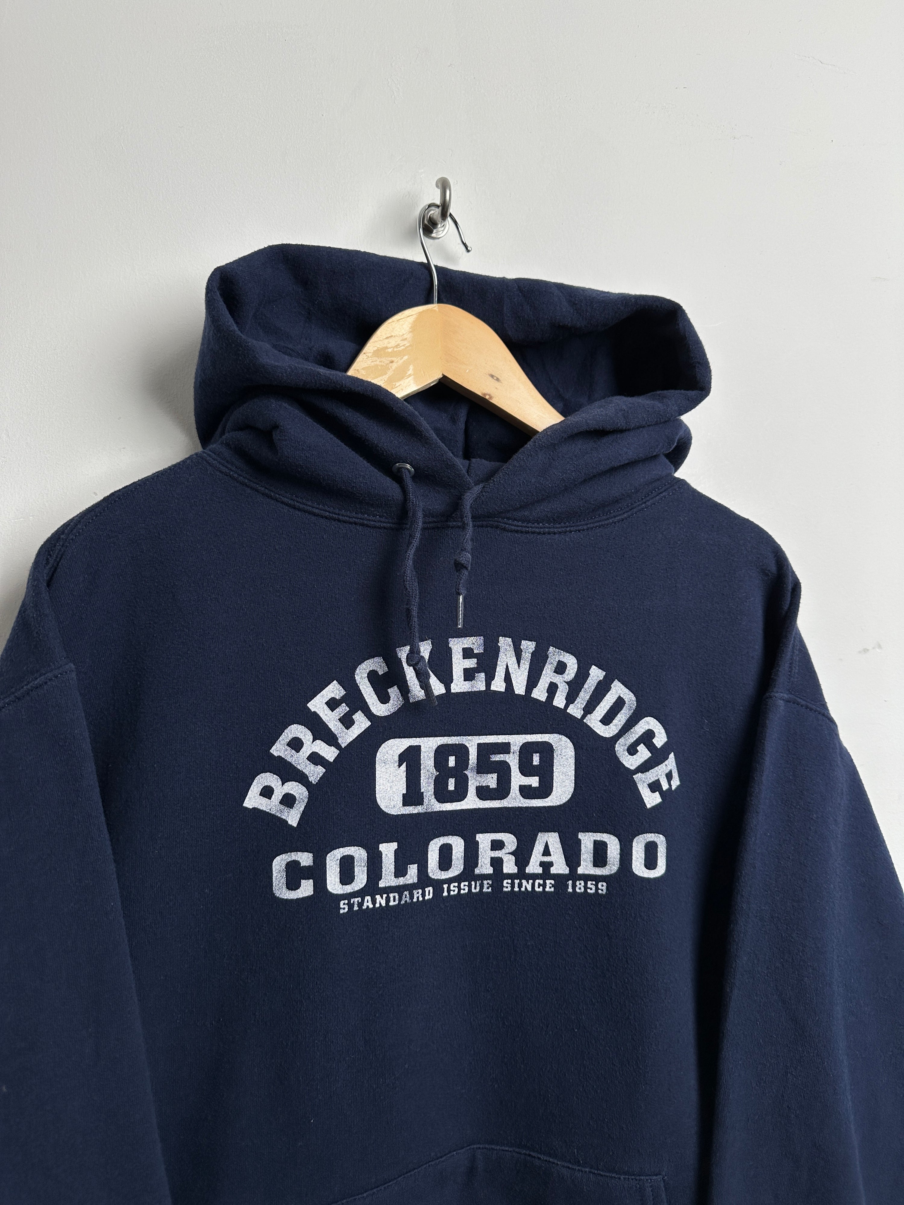 Breckenridge Colorado hoodie in blue