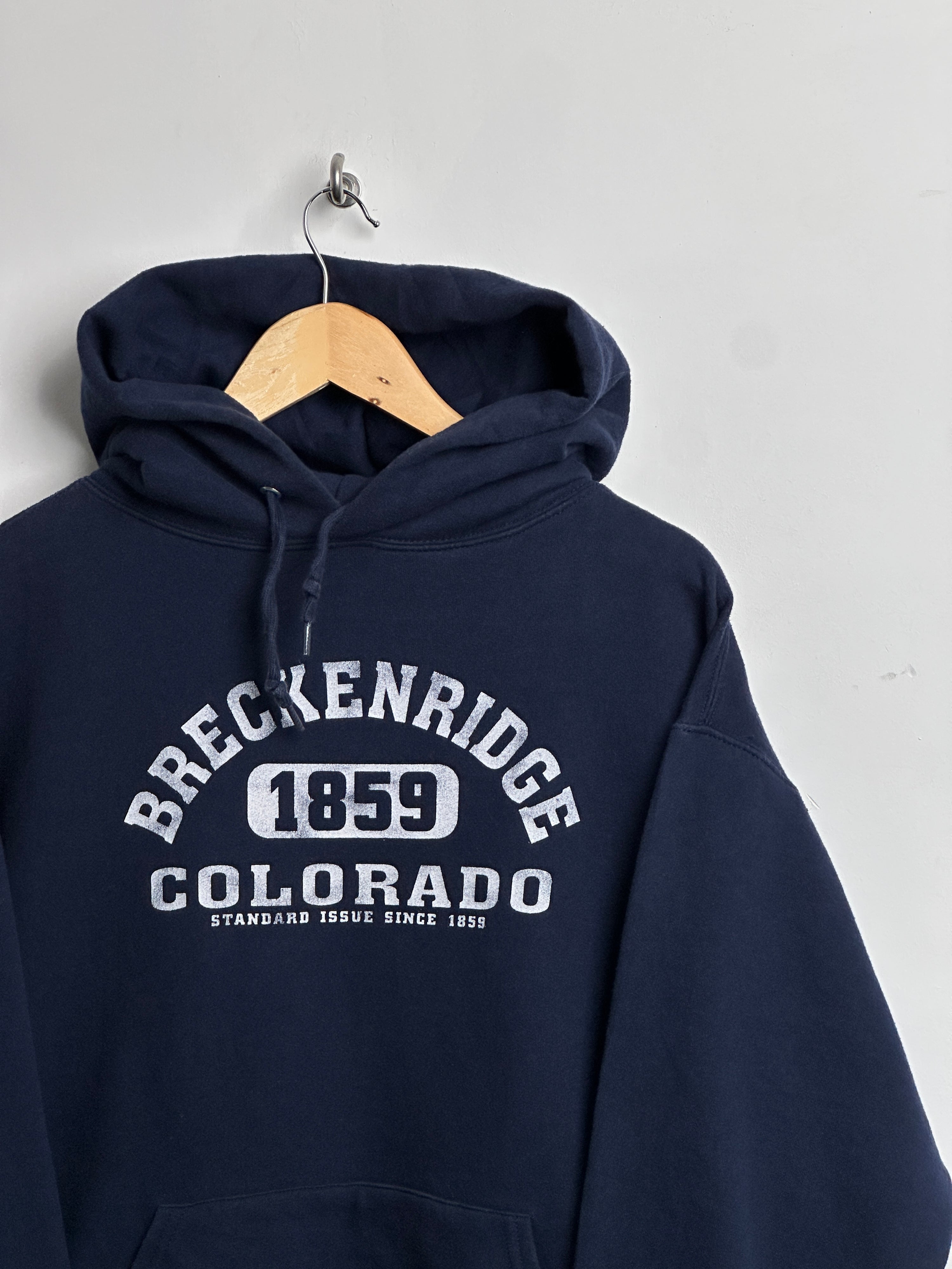 Breckenridge Colorado hoodie in blue