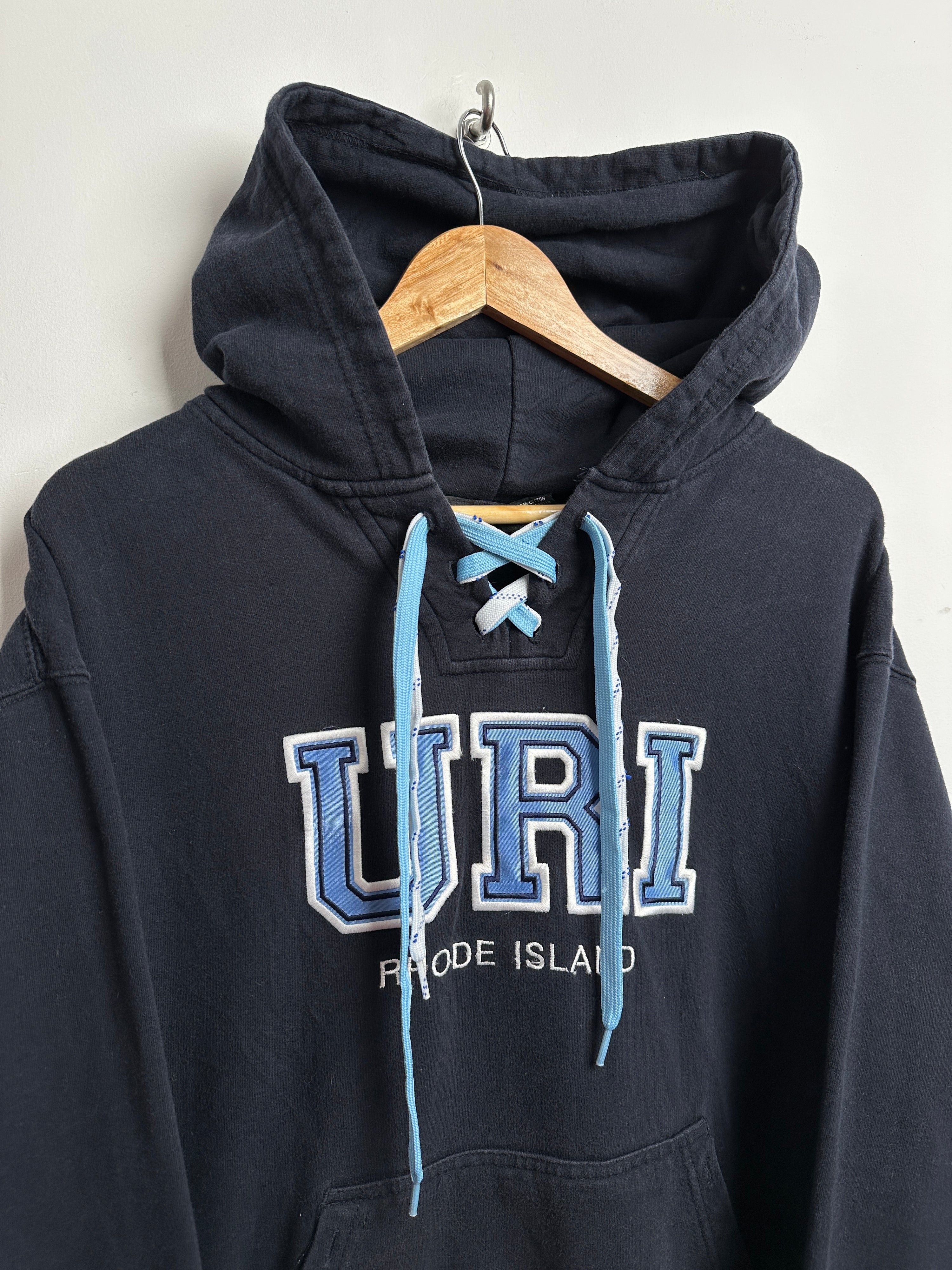 URI Rhode Island hoodie in dark blue