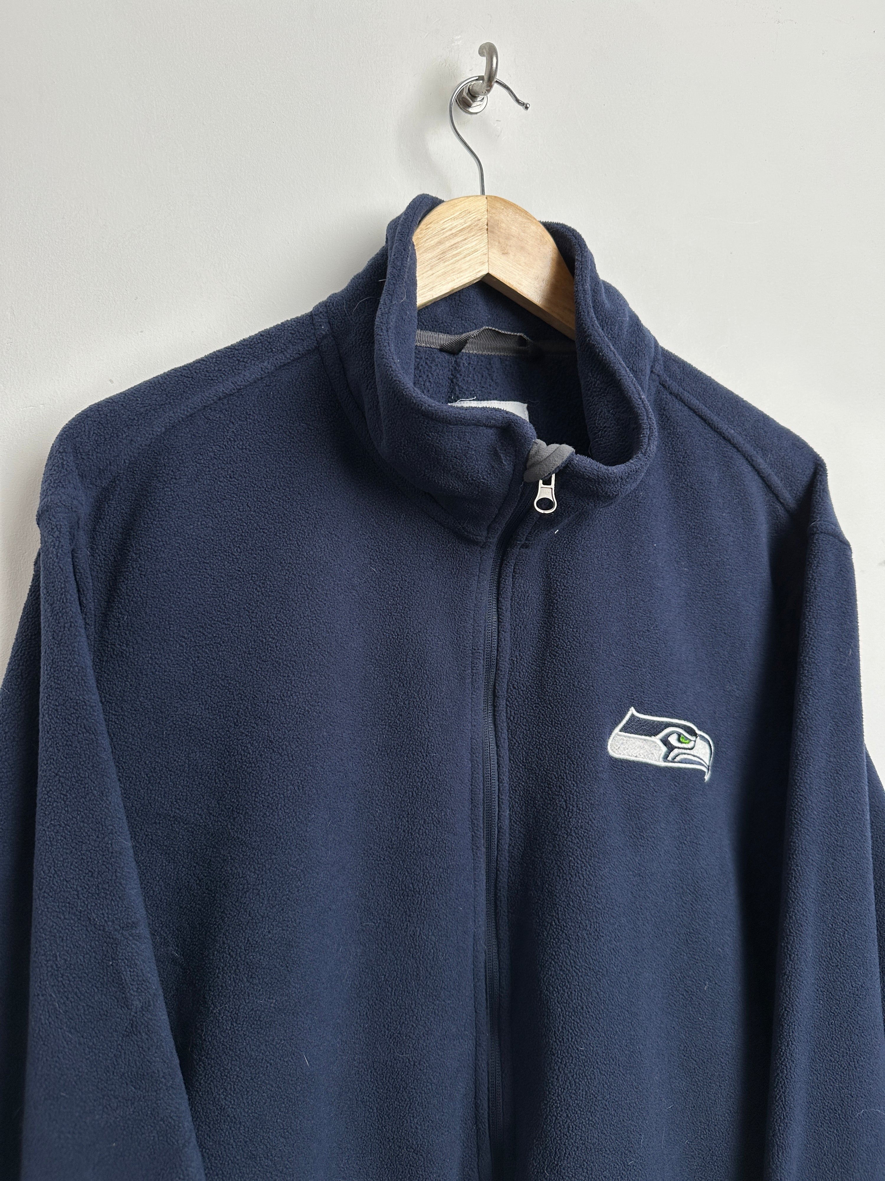 NFL Seattle Seahawks fleece zipper in navy blue