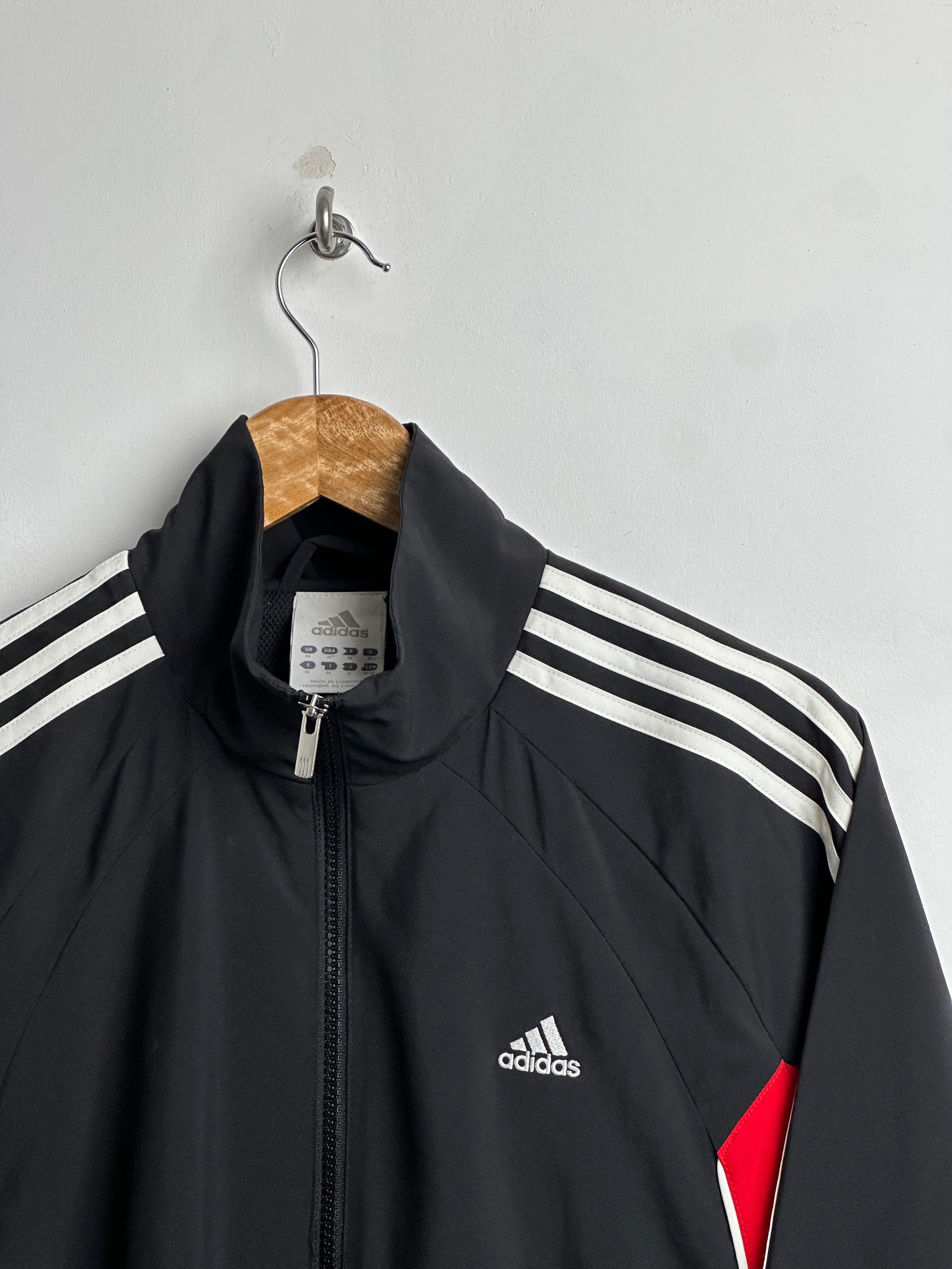 ADIDAS Black and Red Trackjacket