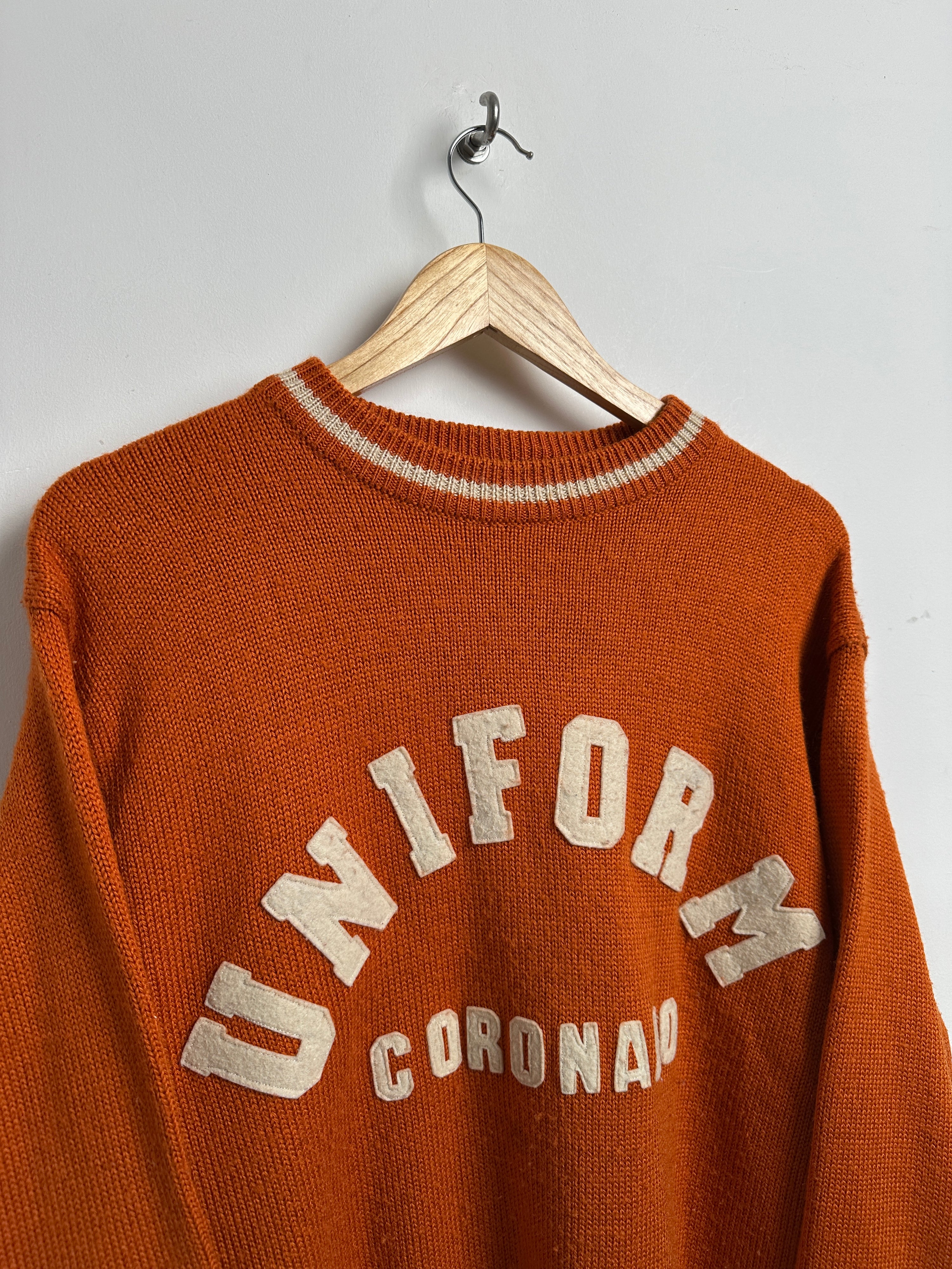 Uniform orange crewneck