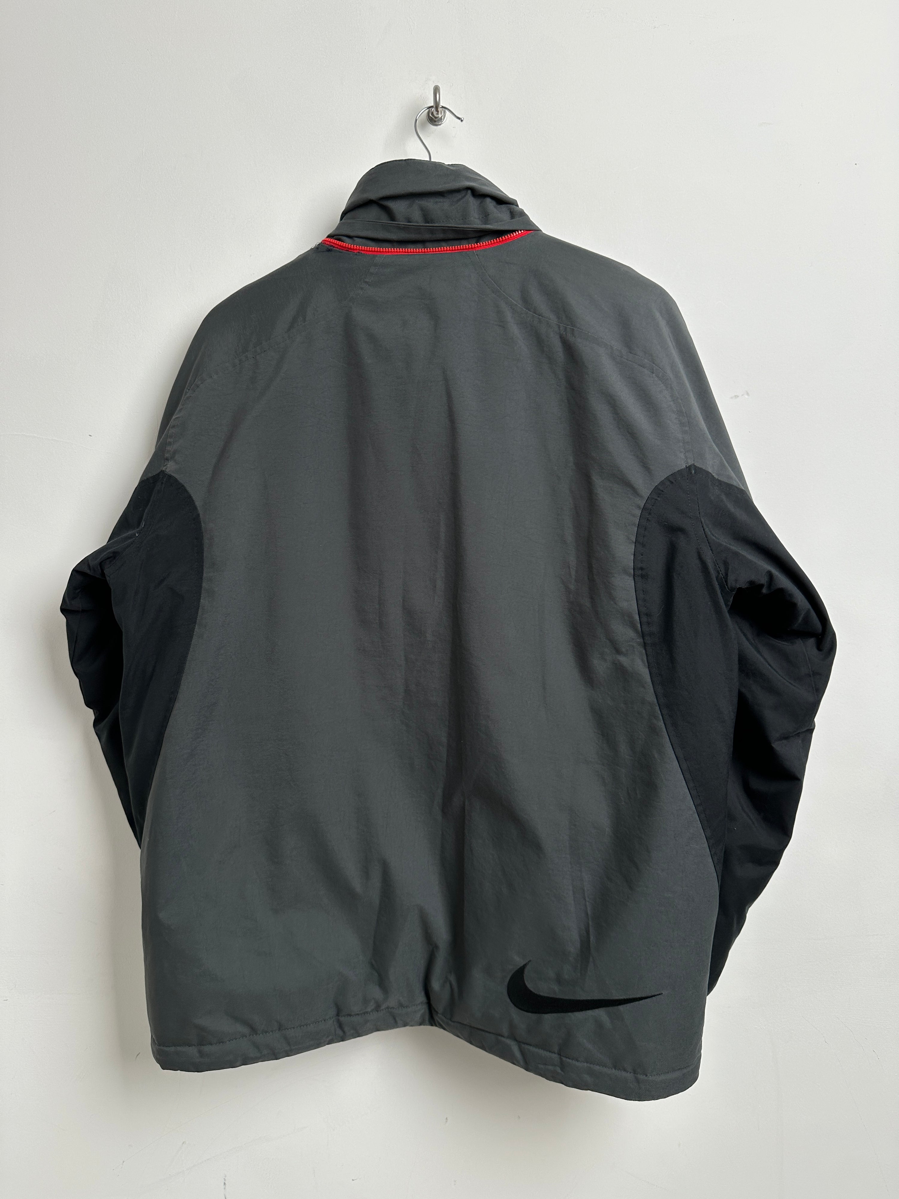 Nike zip up jacket in grey