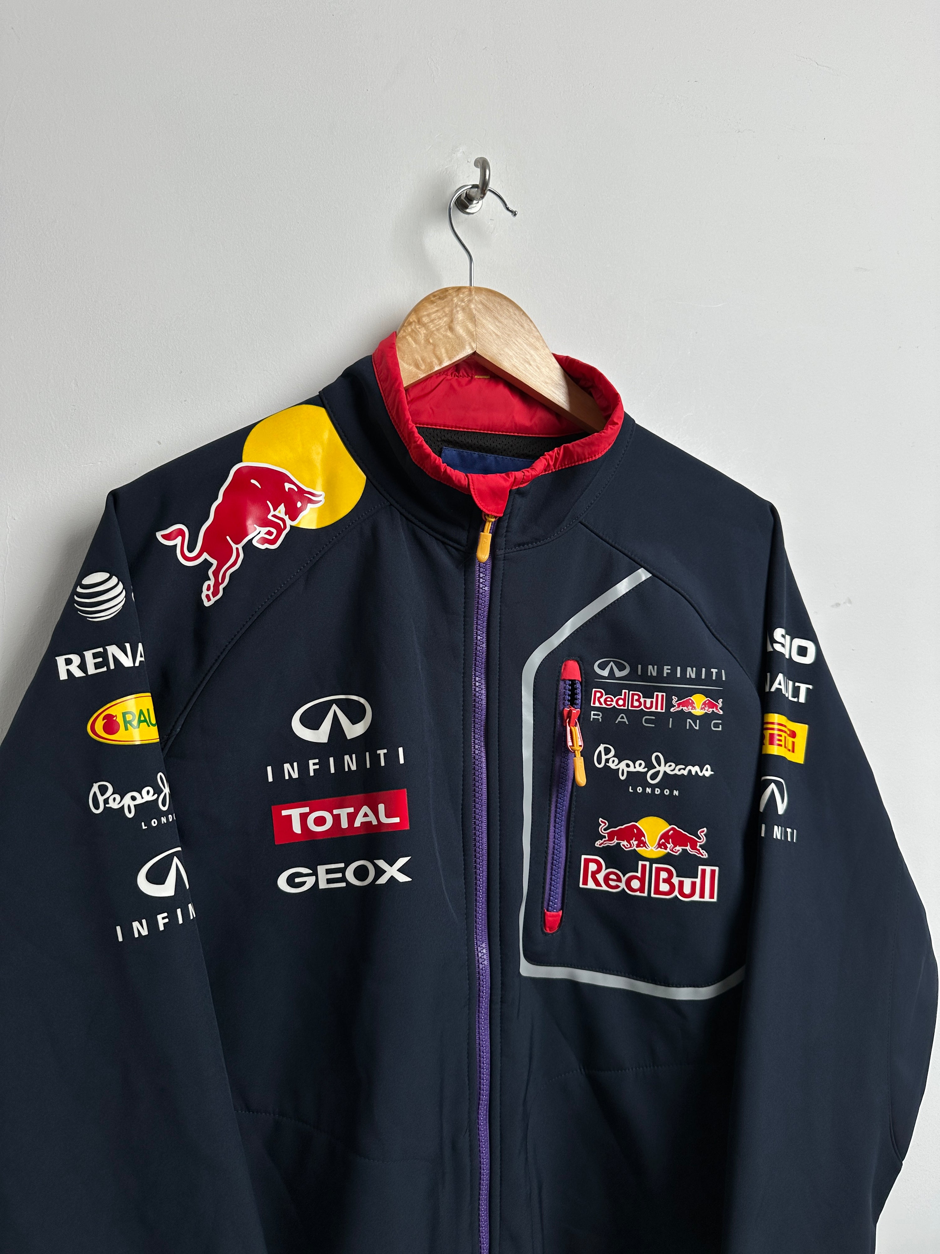 Red Bull vintage racing jacket in dark blue