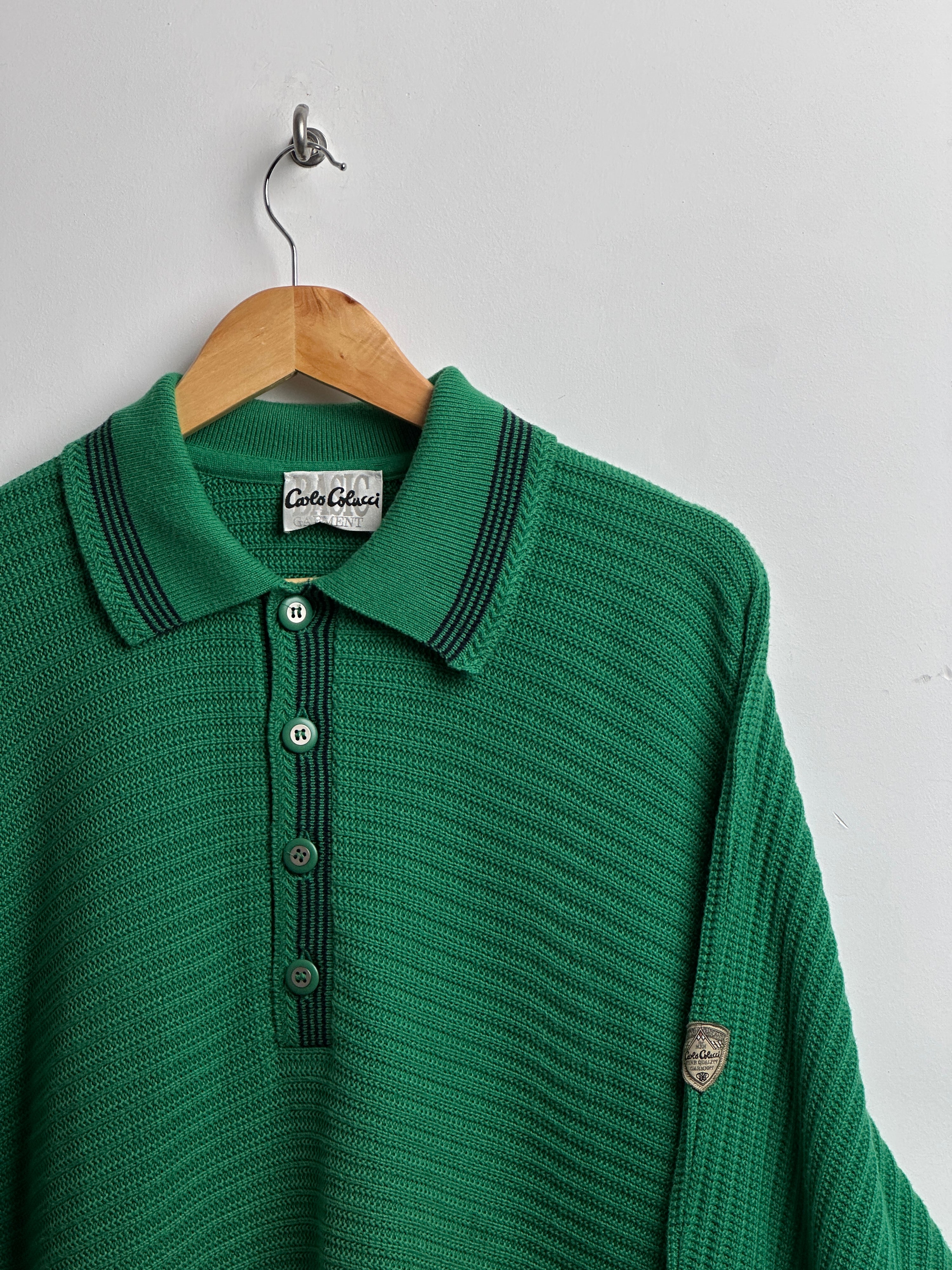 Carlo Colucci long sleeve knit in green