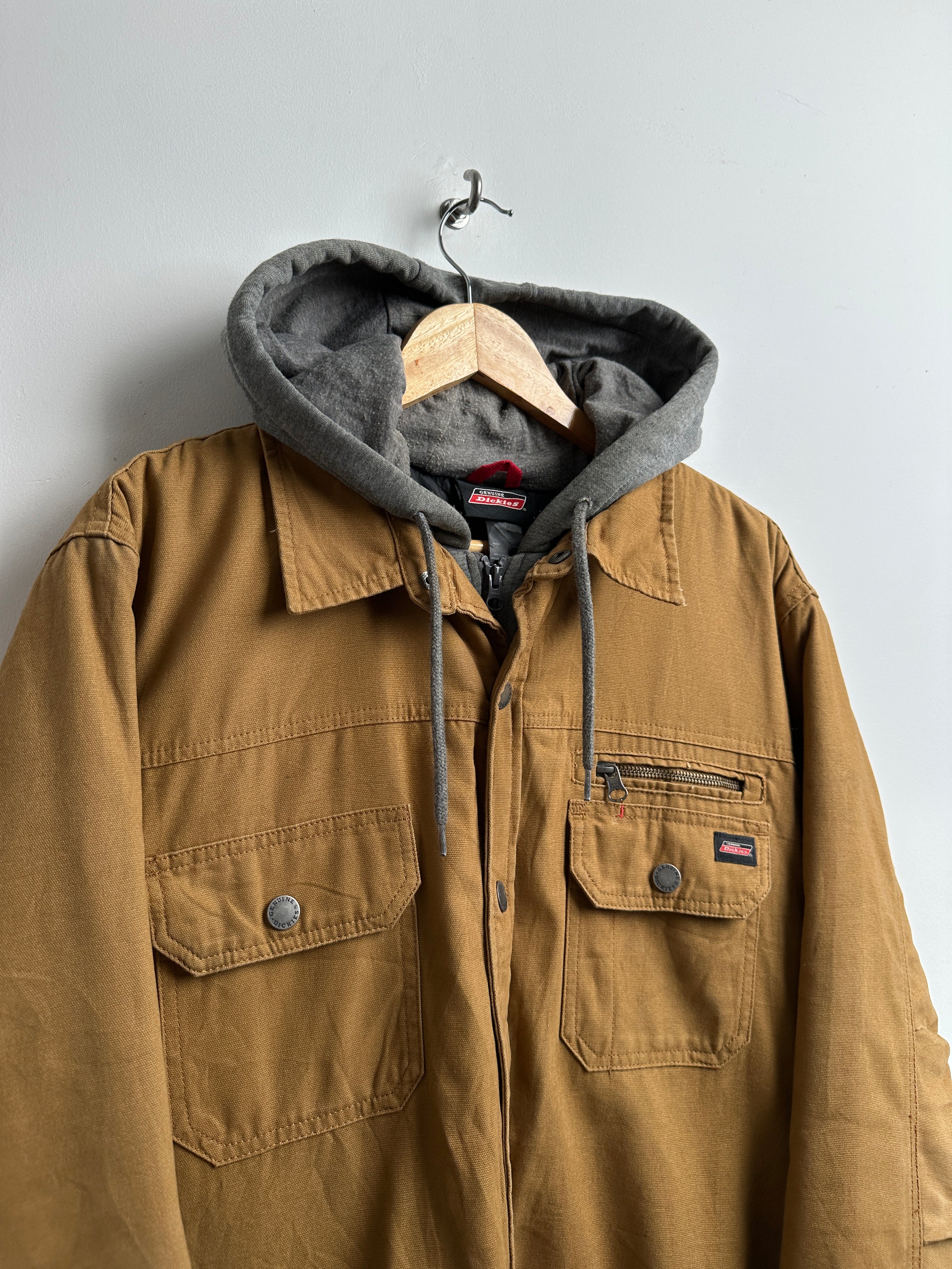 Dickies carpenter jacket with grey hood