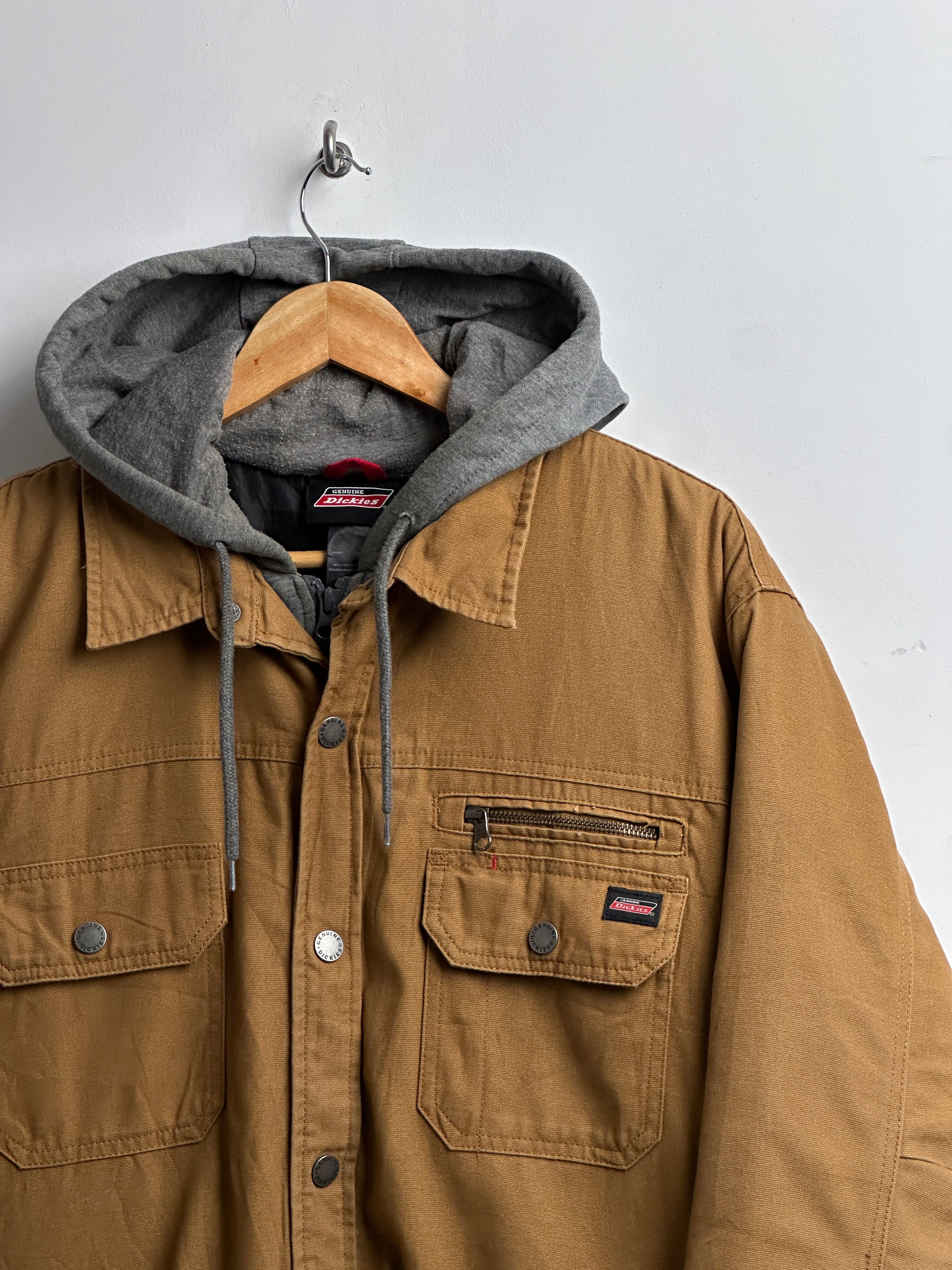 Dickies carpenter jacket with grey hood