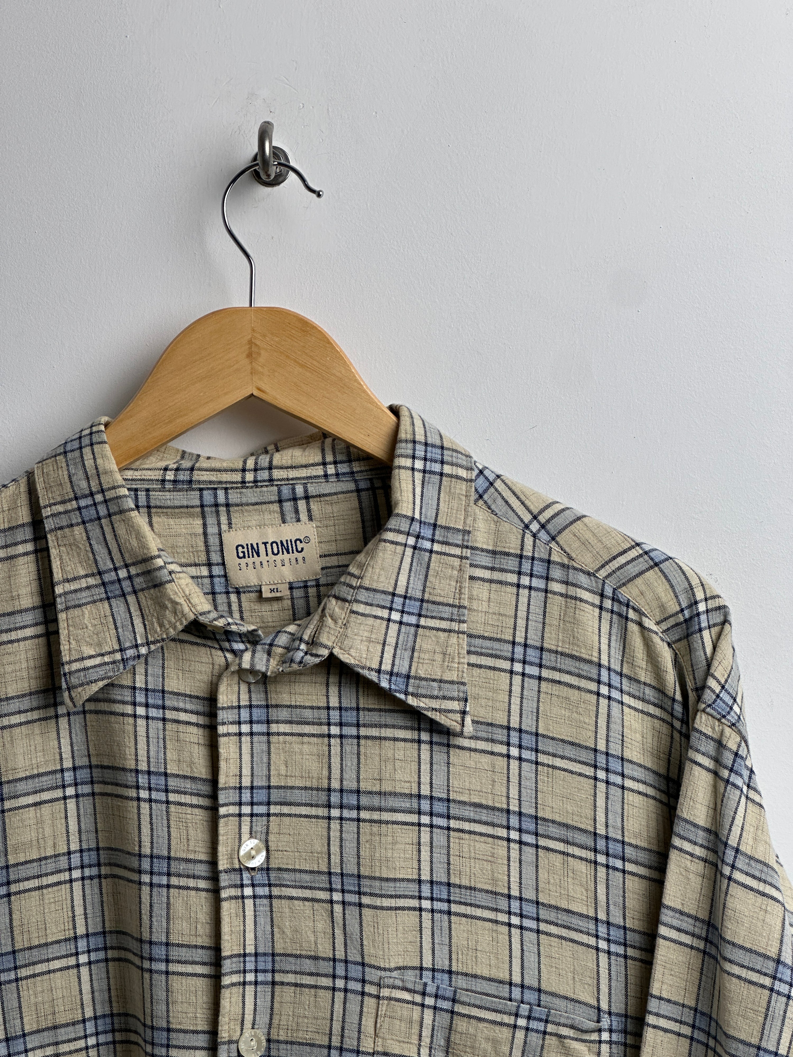 GIN TONIC sportswear flannel shirt