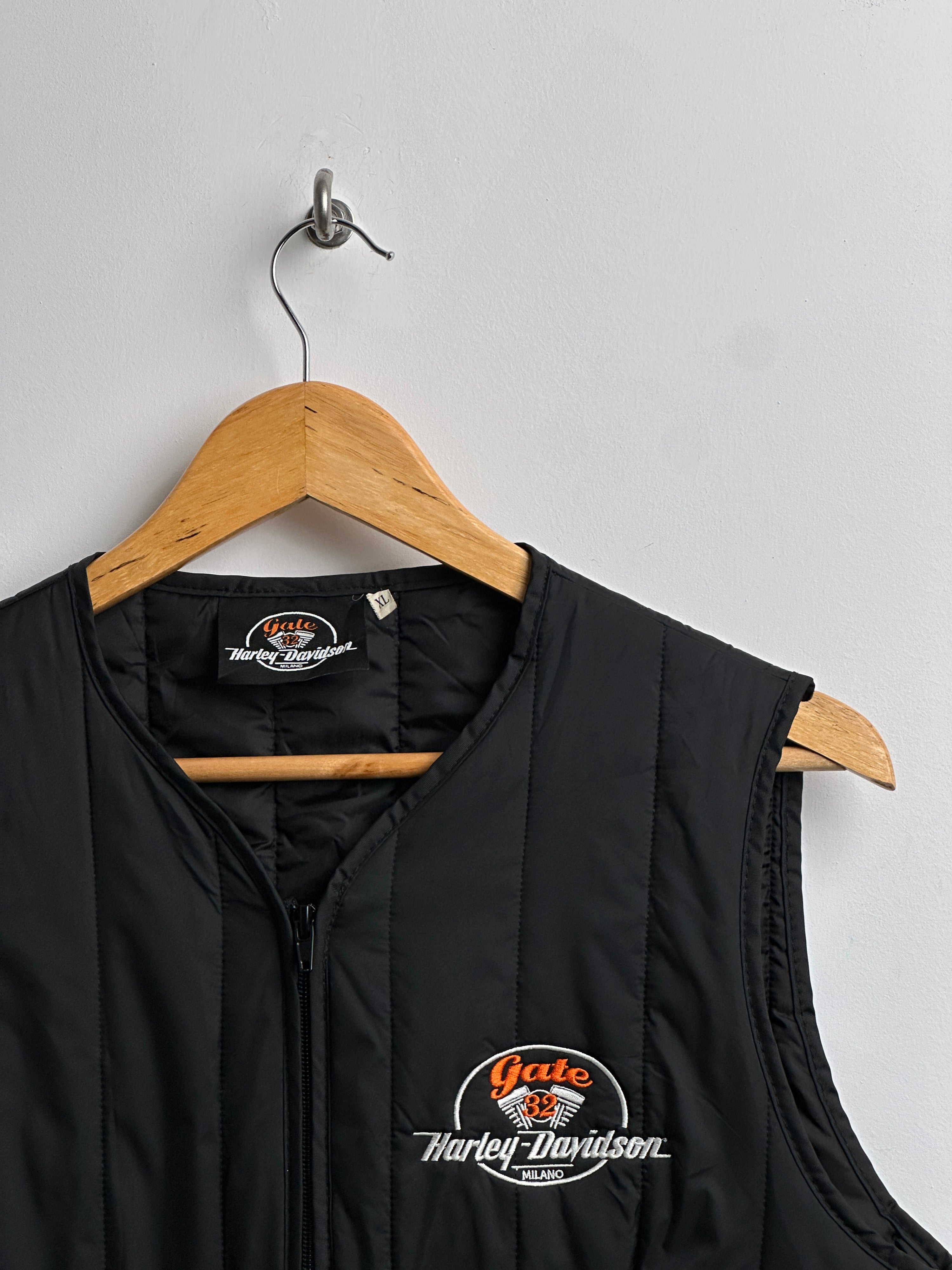 Harley-Davidson zip up vest in black