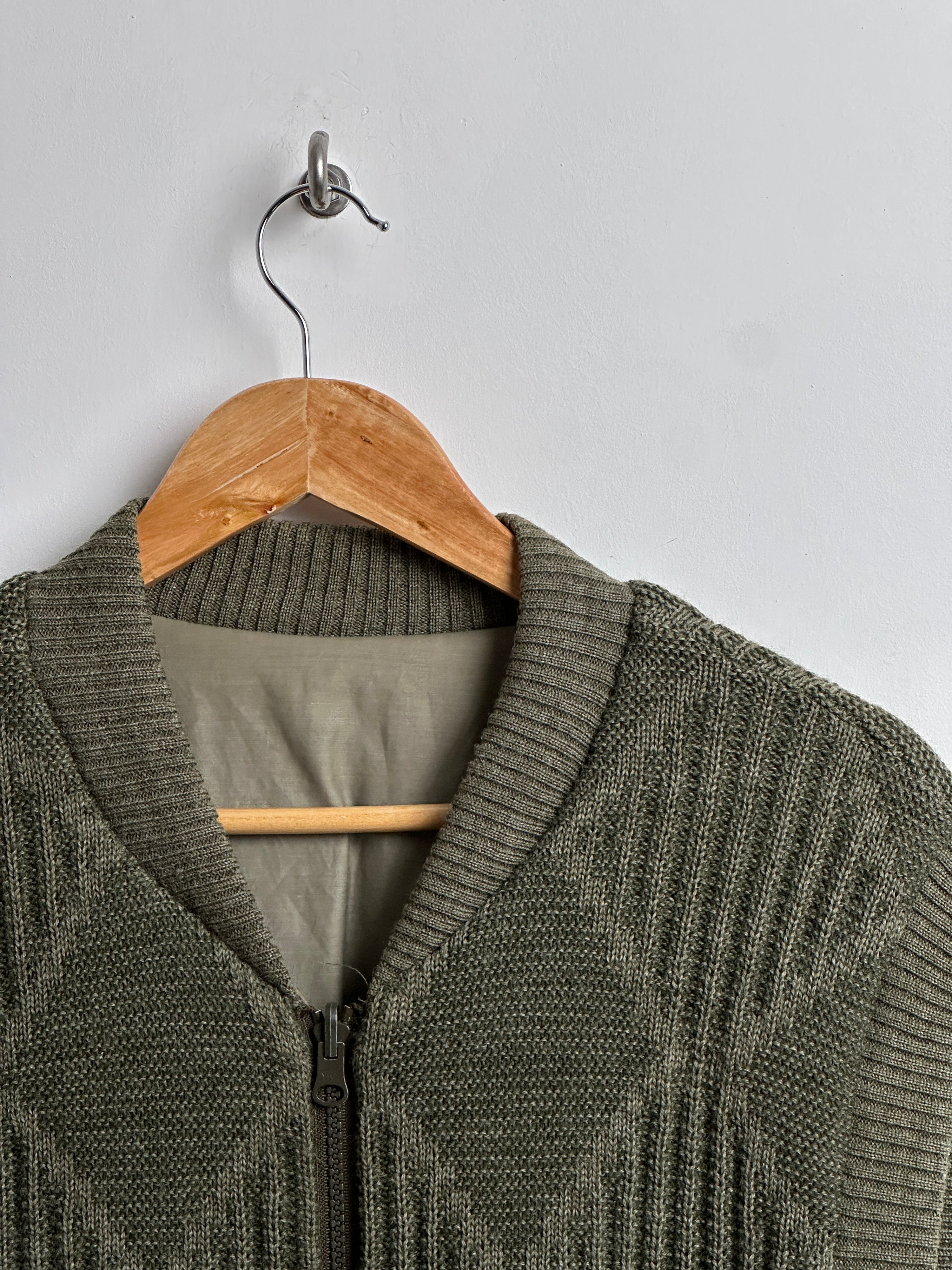 Vintage green knit vest