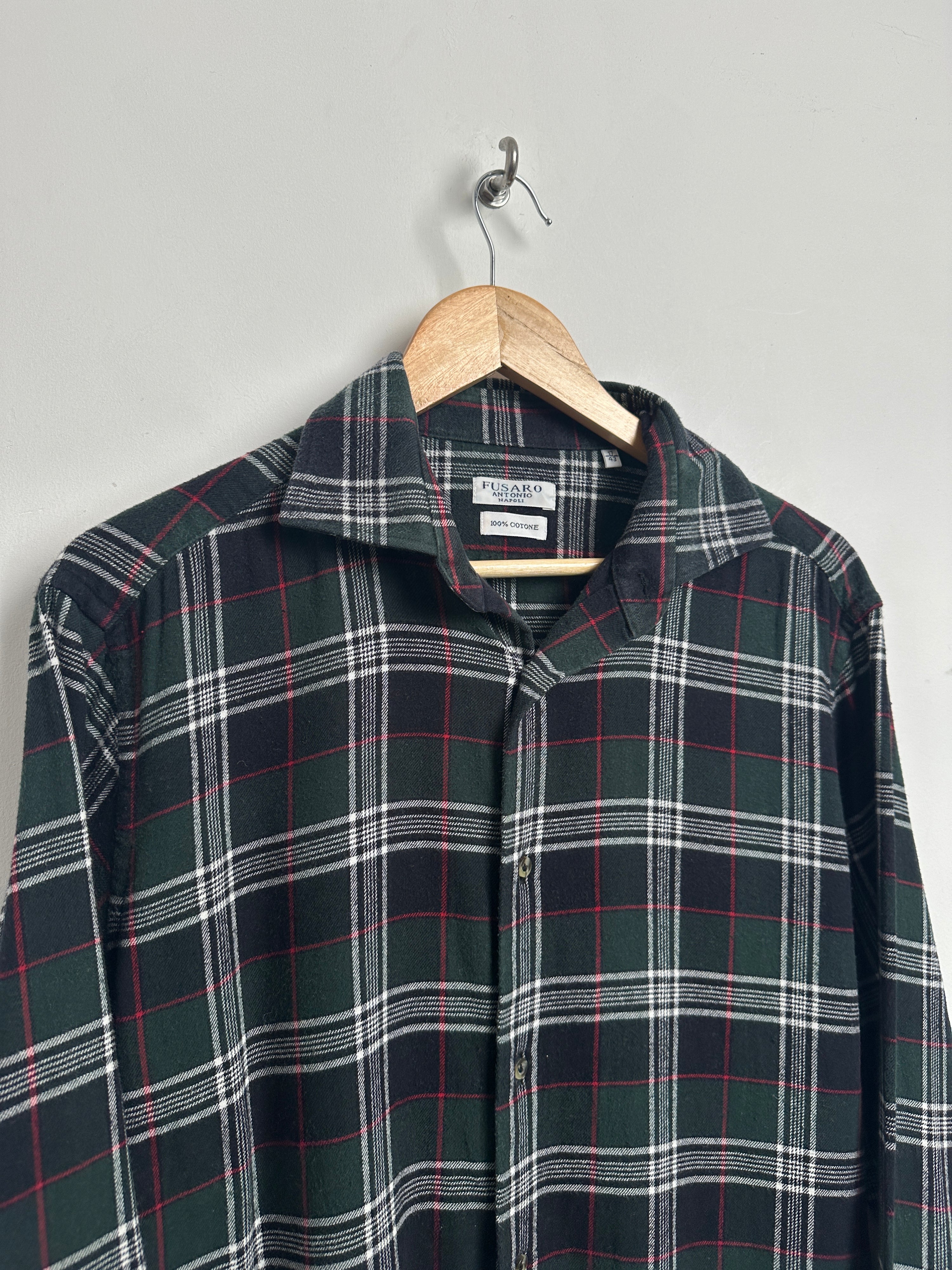 FUSARO ANTONIO dark green flannel