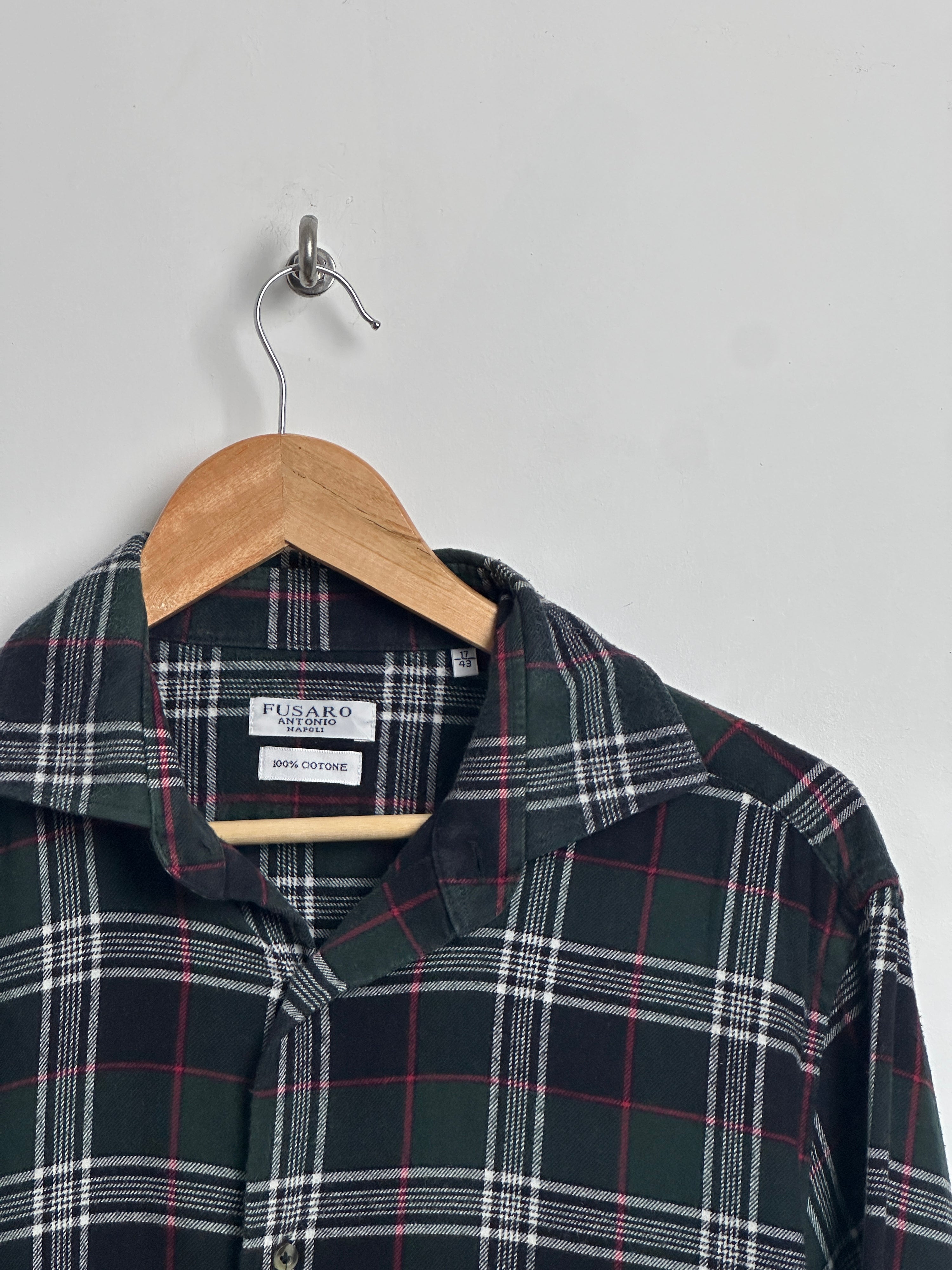 FUSARO ANTONIO dark green flannel