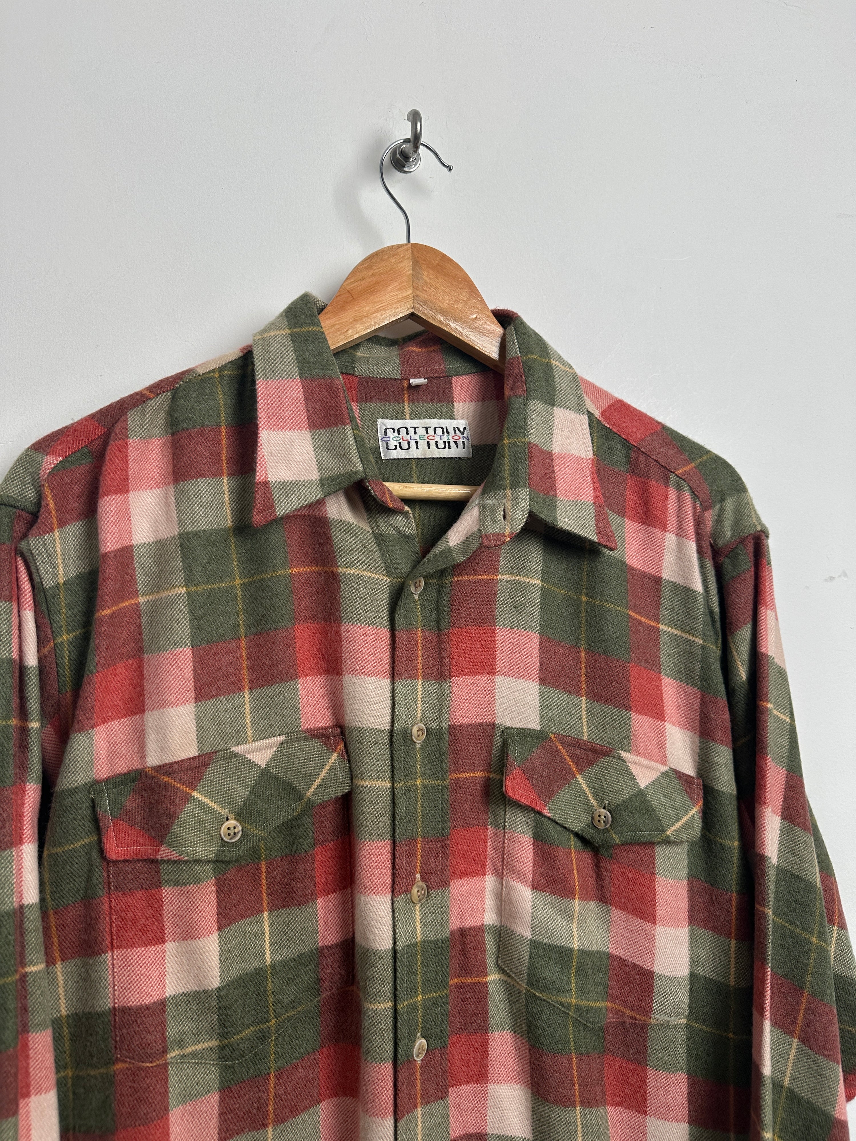 COTTONY COLLECTION red and green flannel