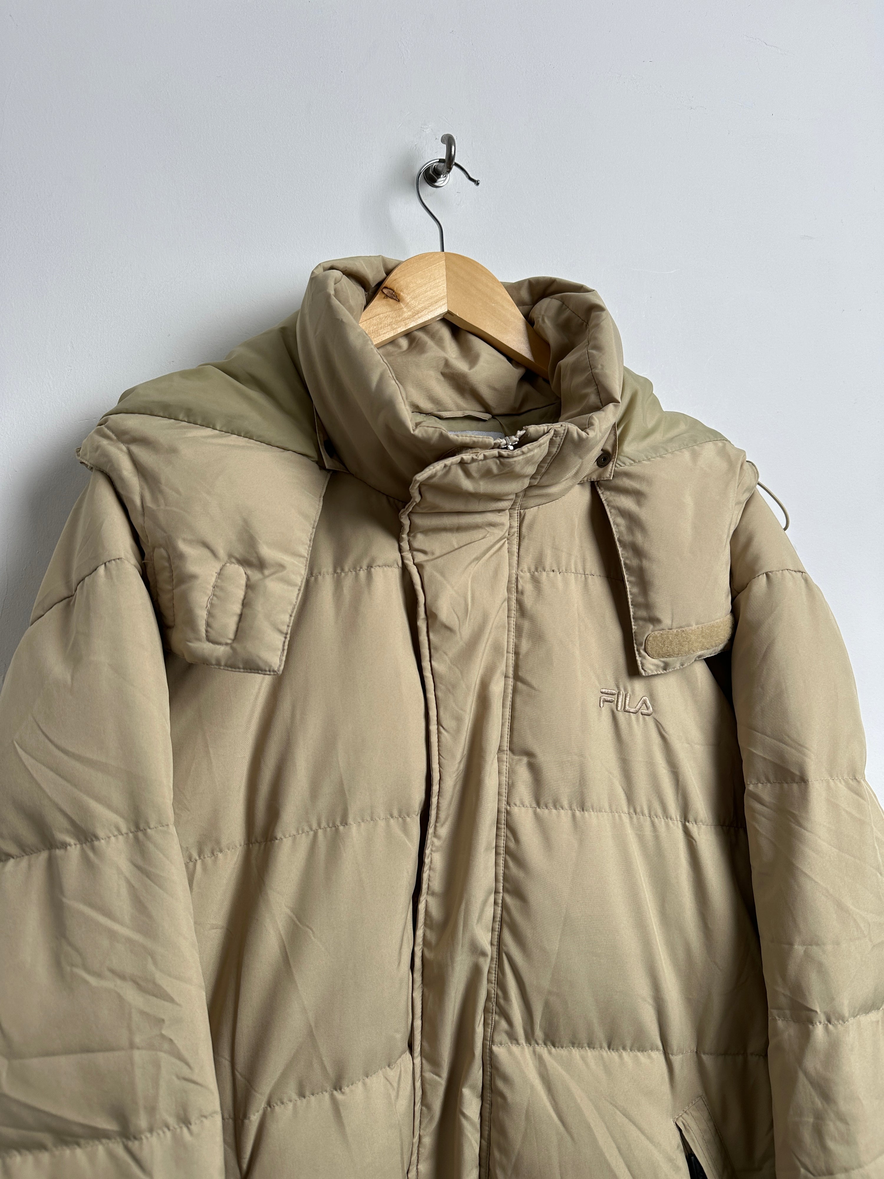 FILA Puffer Coat in beige