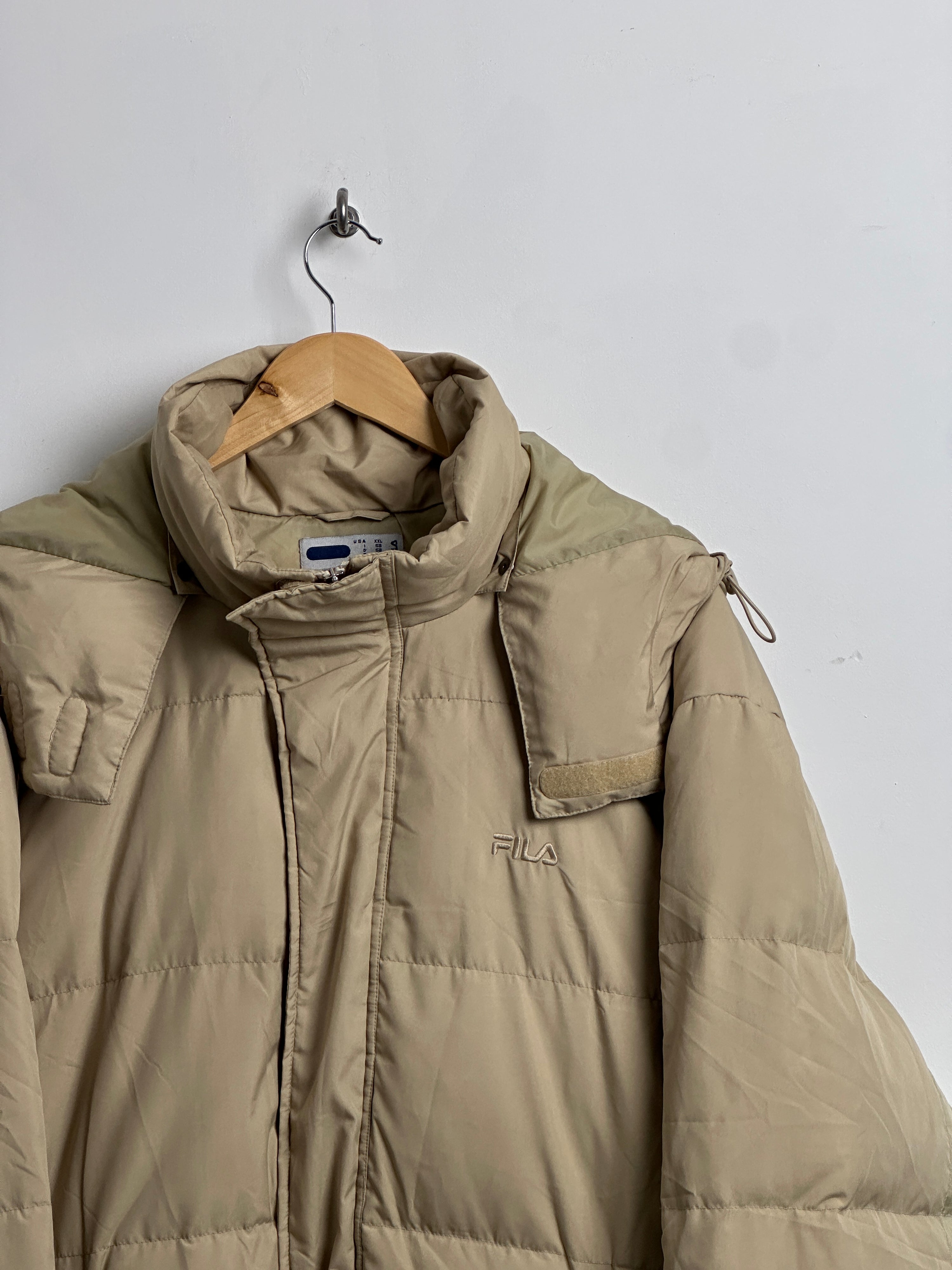 FILA Puffer Coat in beige