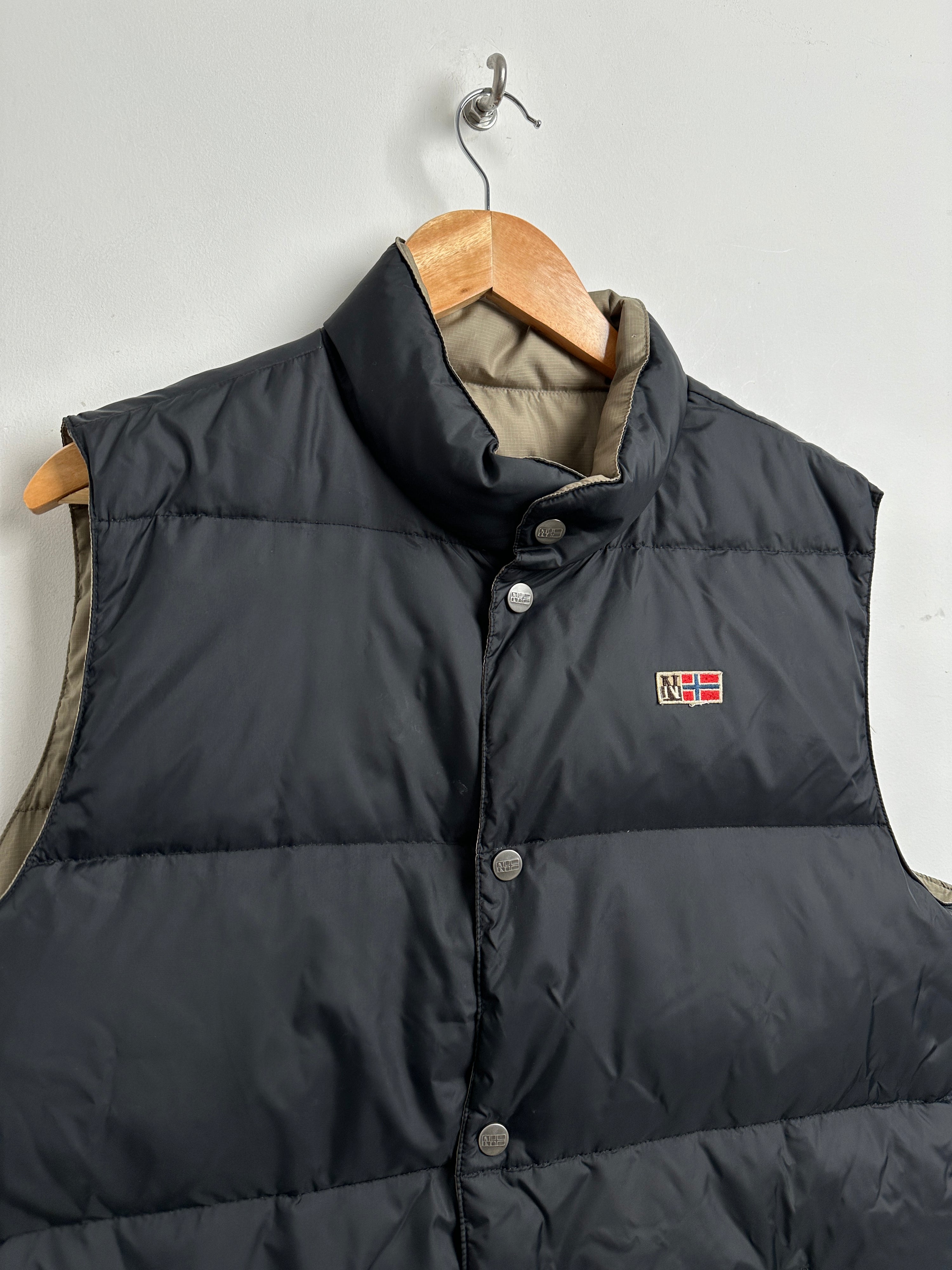 NAPAPJIRI 90s reversible puffer vest