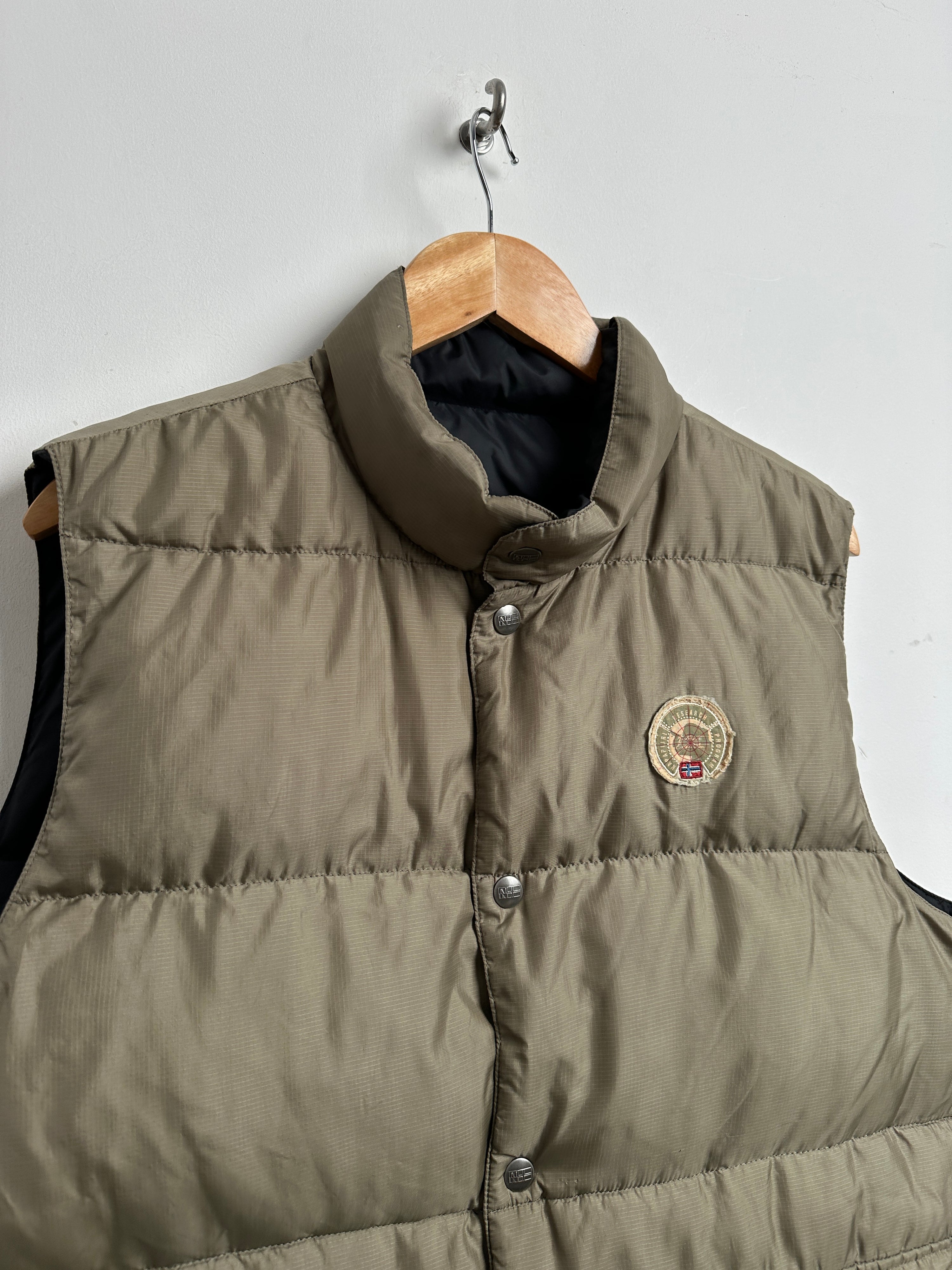 NAPAPJIRI 90s reversible puffer vest