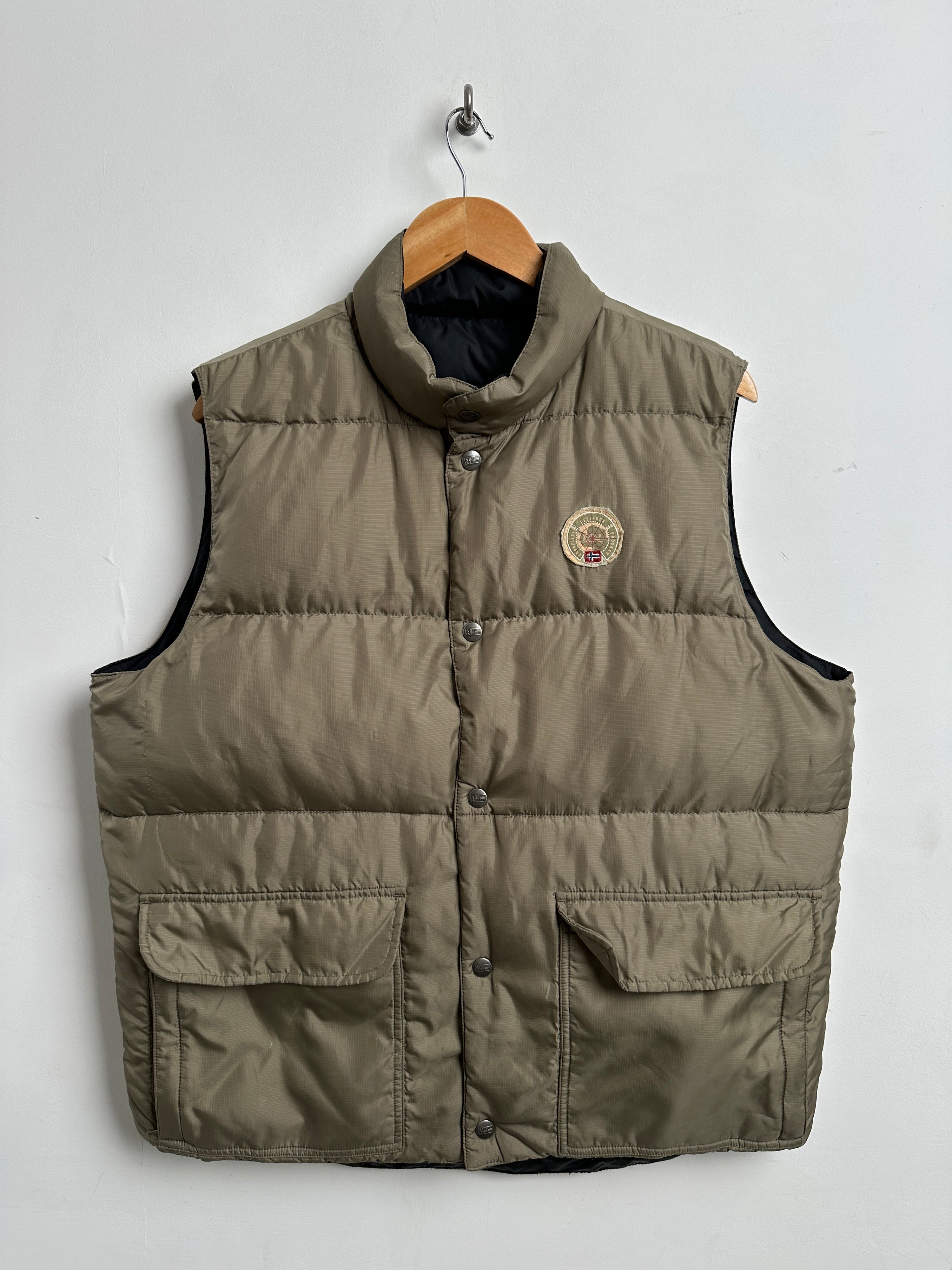 NAPAPJIRI 90s reversible puffer vest