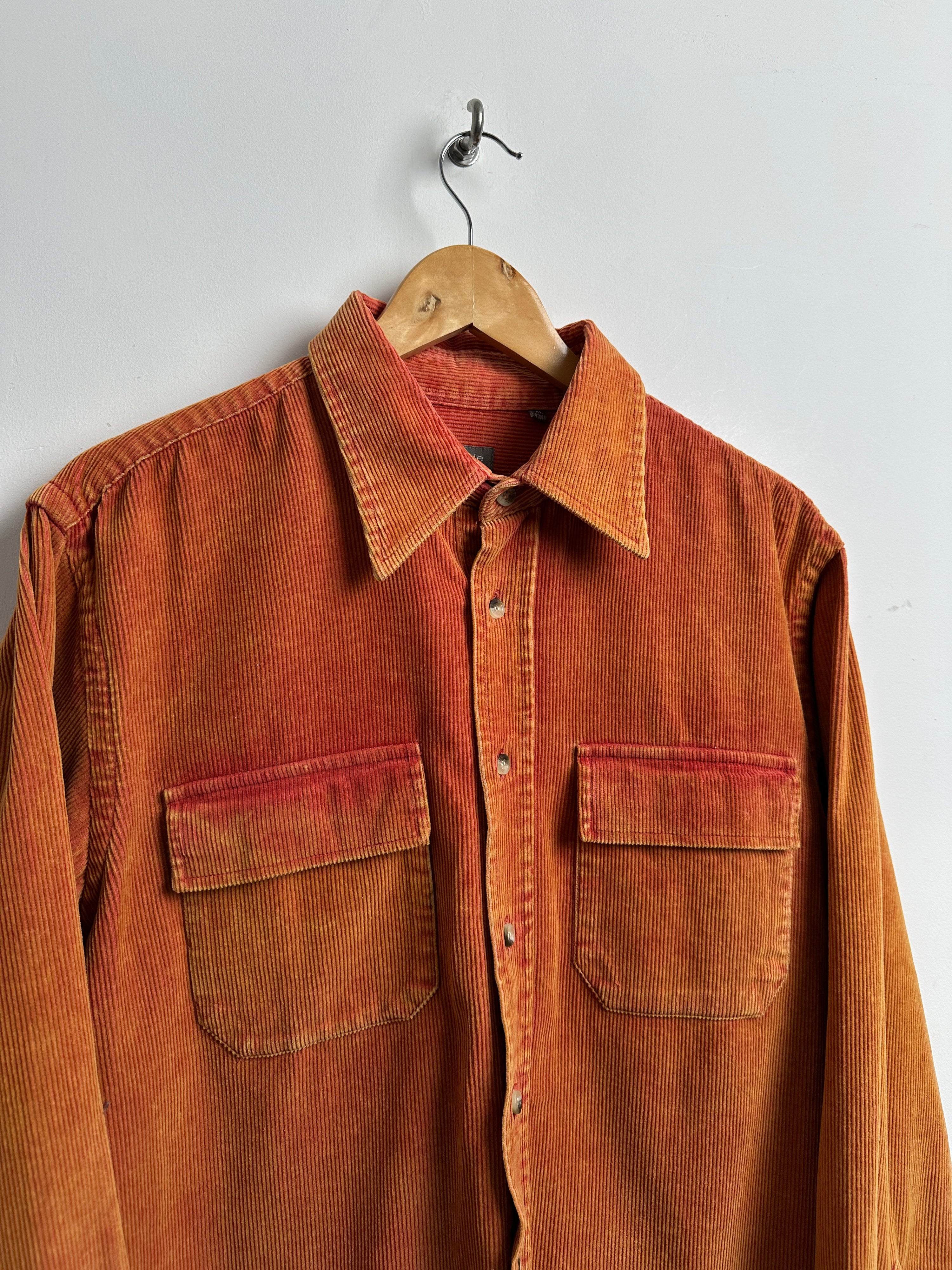 UpGrade Basic orange corduroy jacket