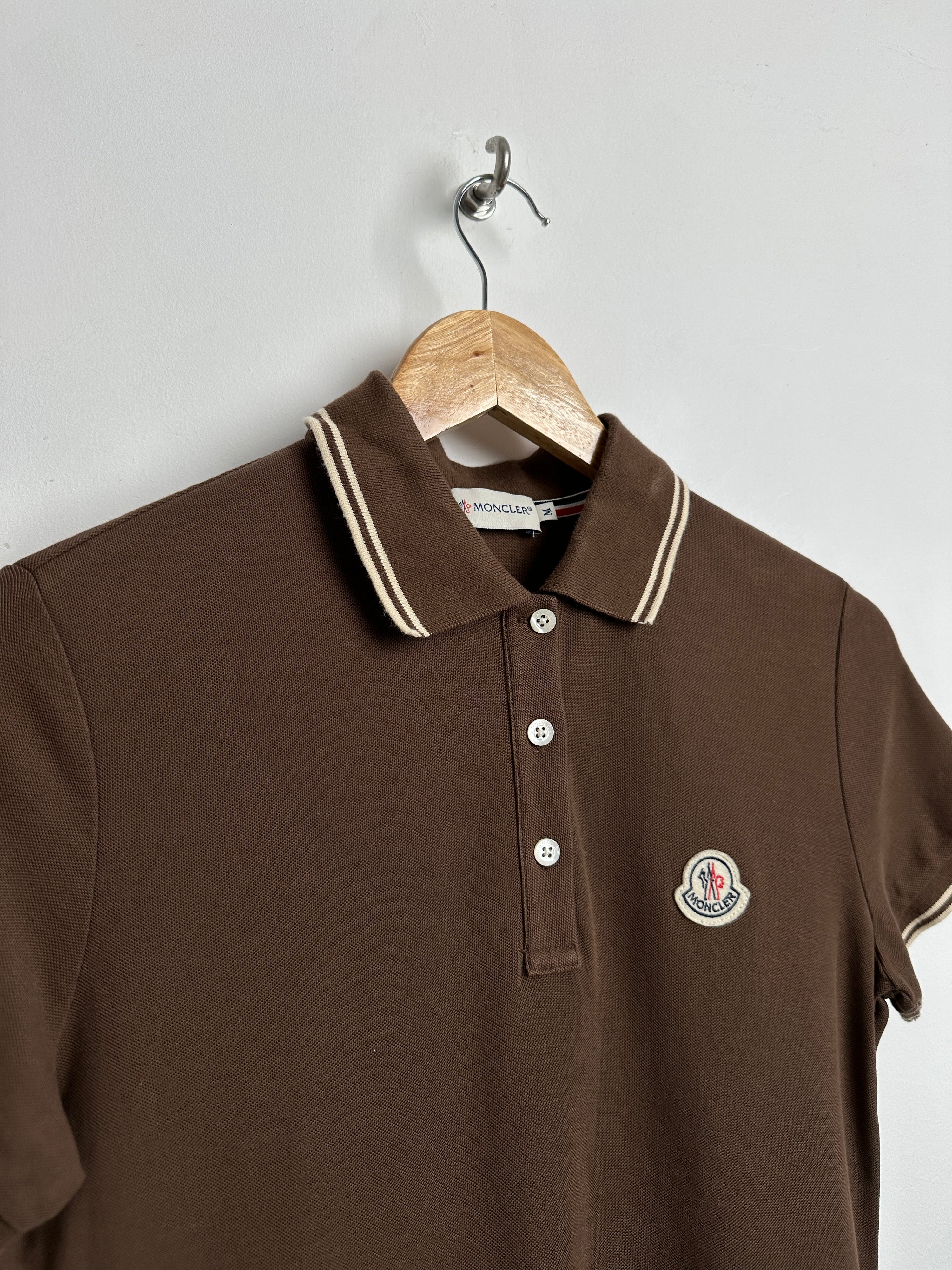 MONCLER tee in brown