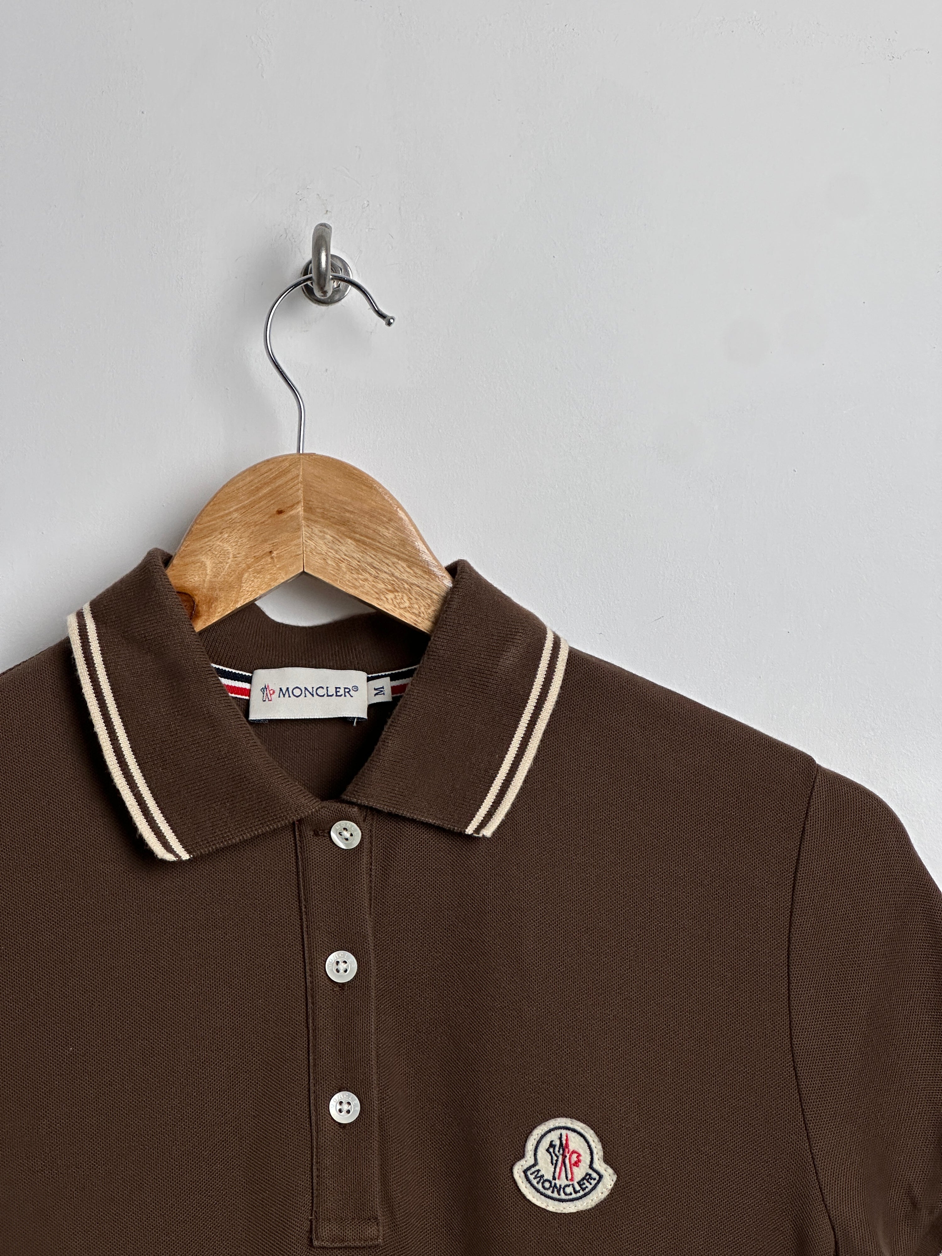 MONCLER tee in brown