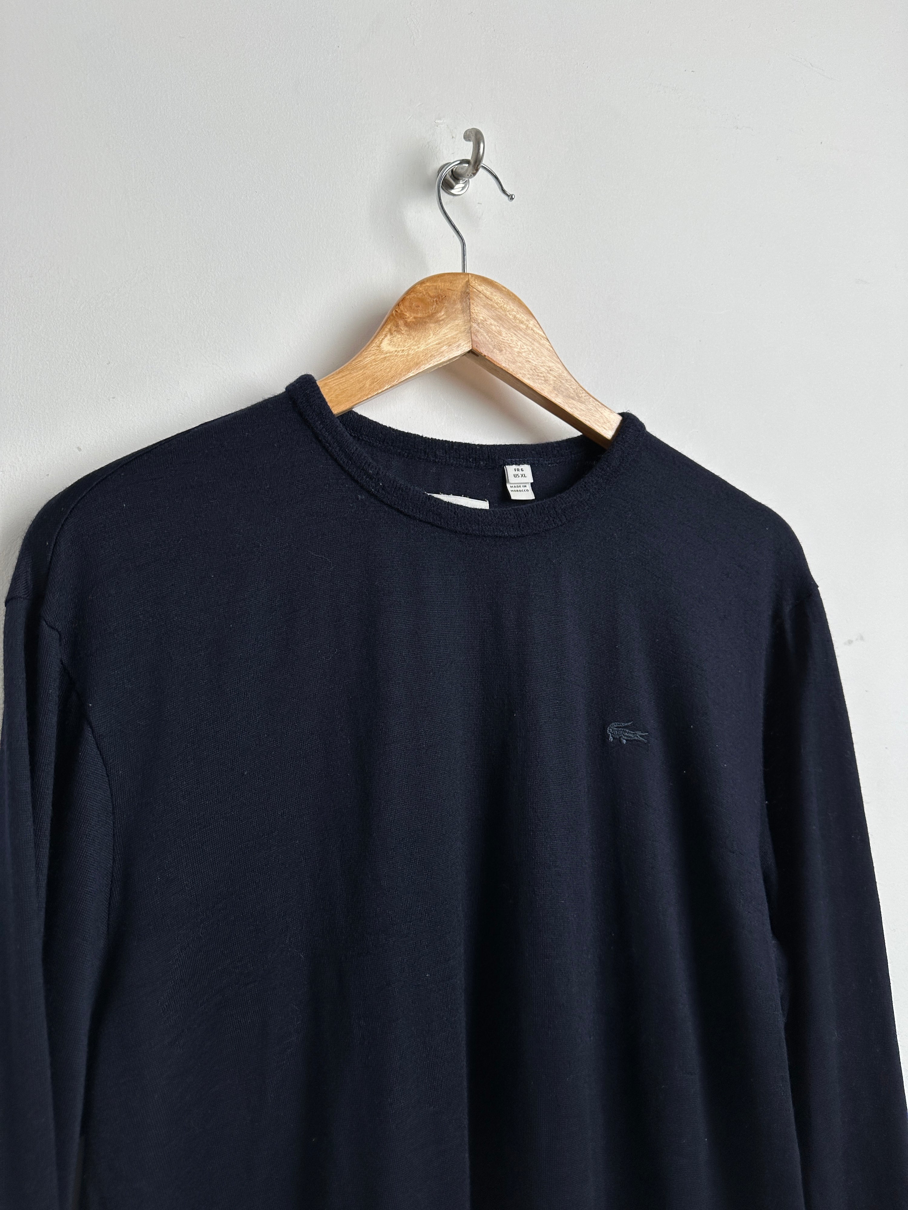 LACOSTE navy long sleeve