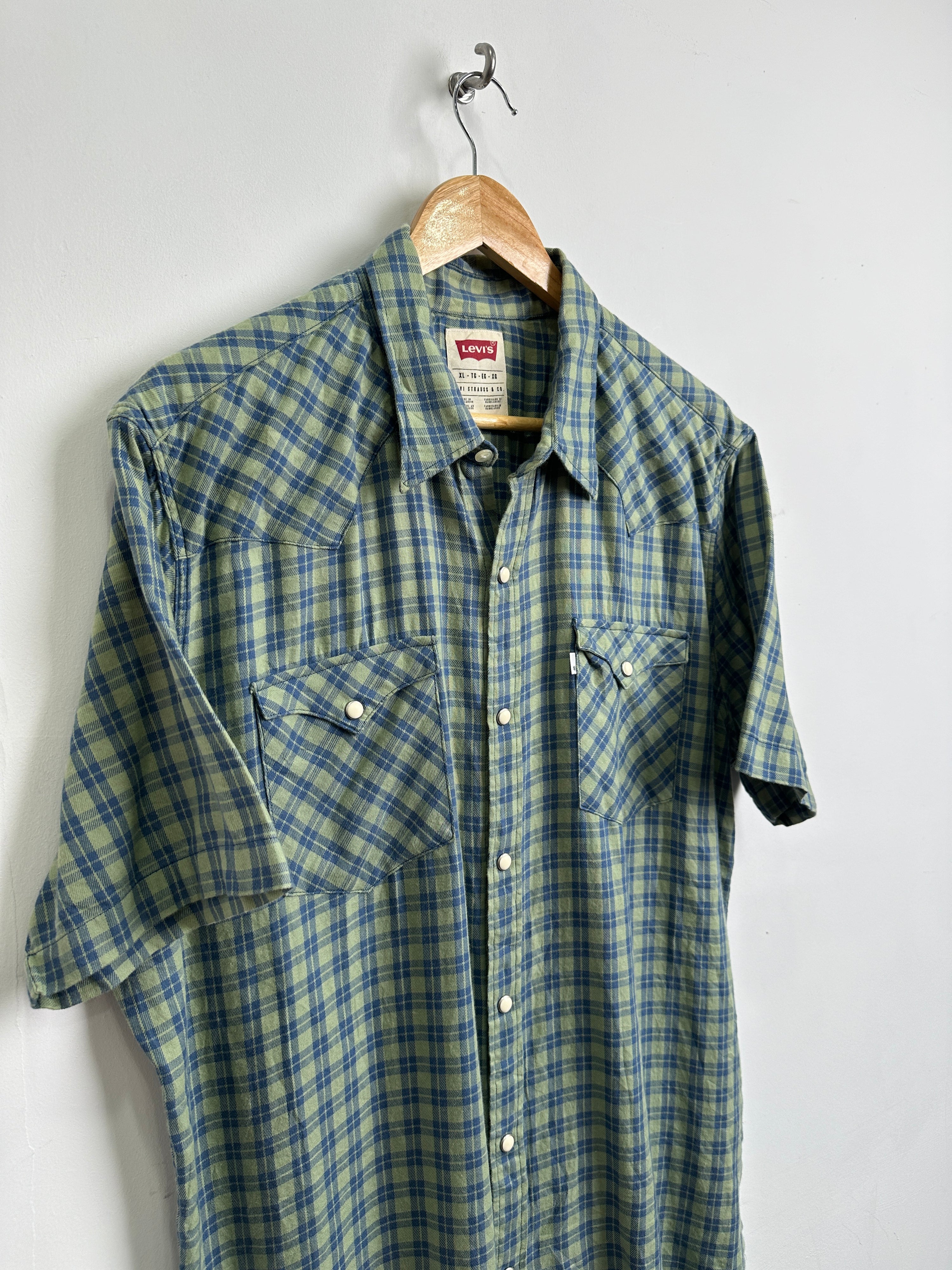 LEVI'S Vintage short-sleeved checked shirt