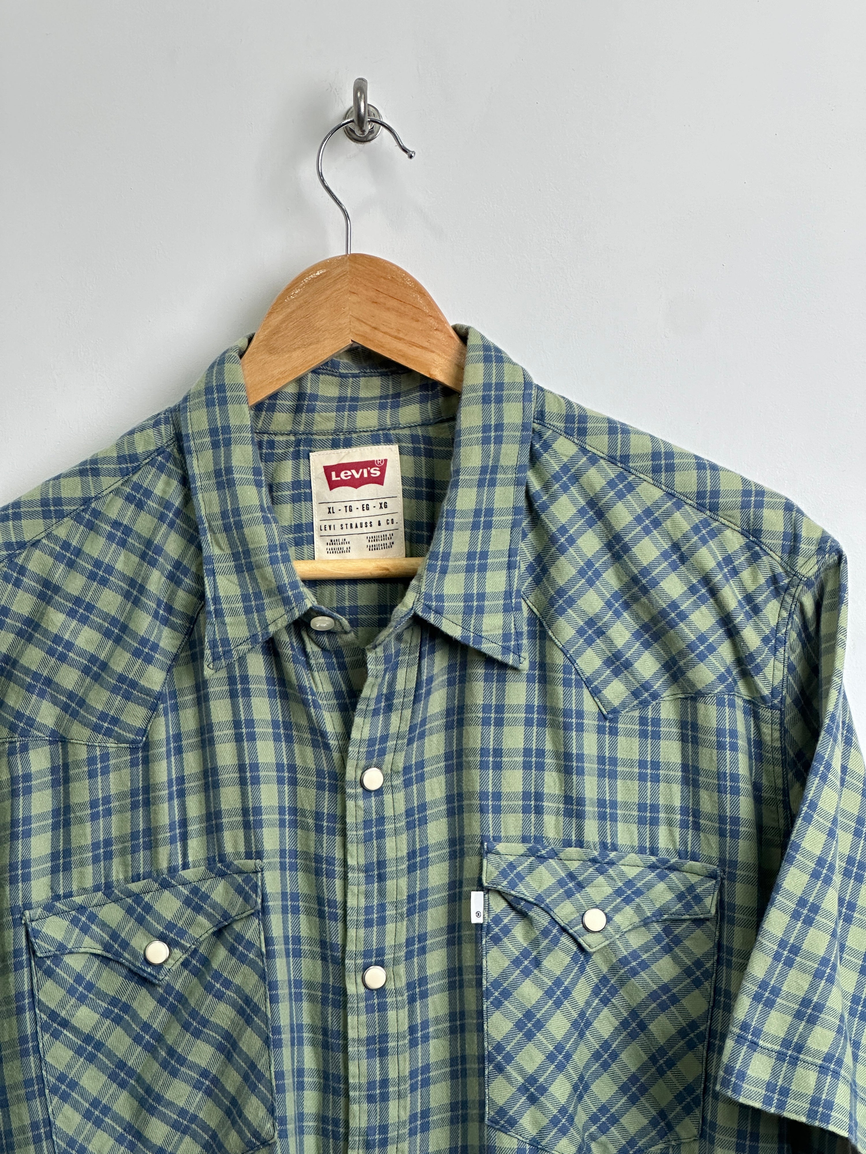 LEVI'S Vintage short-sleeved checked shirt