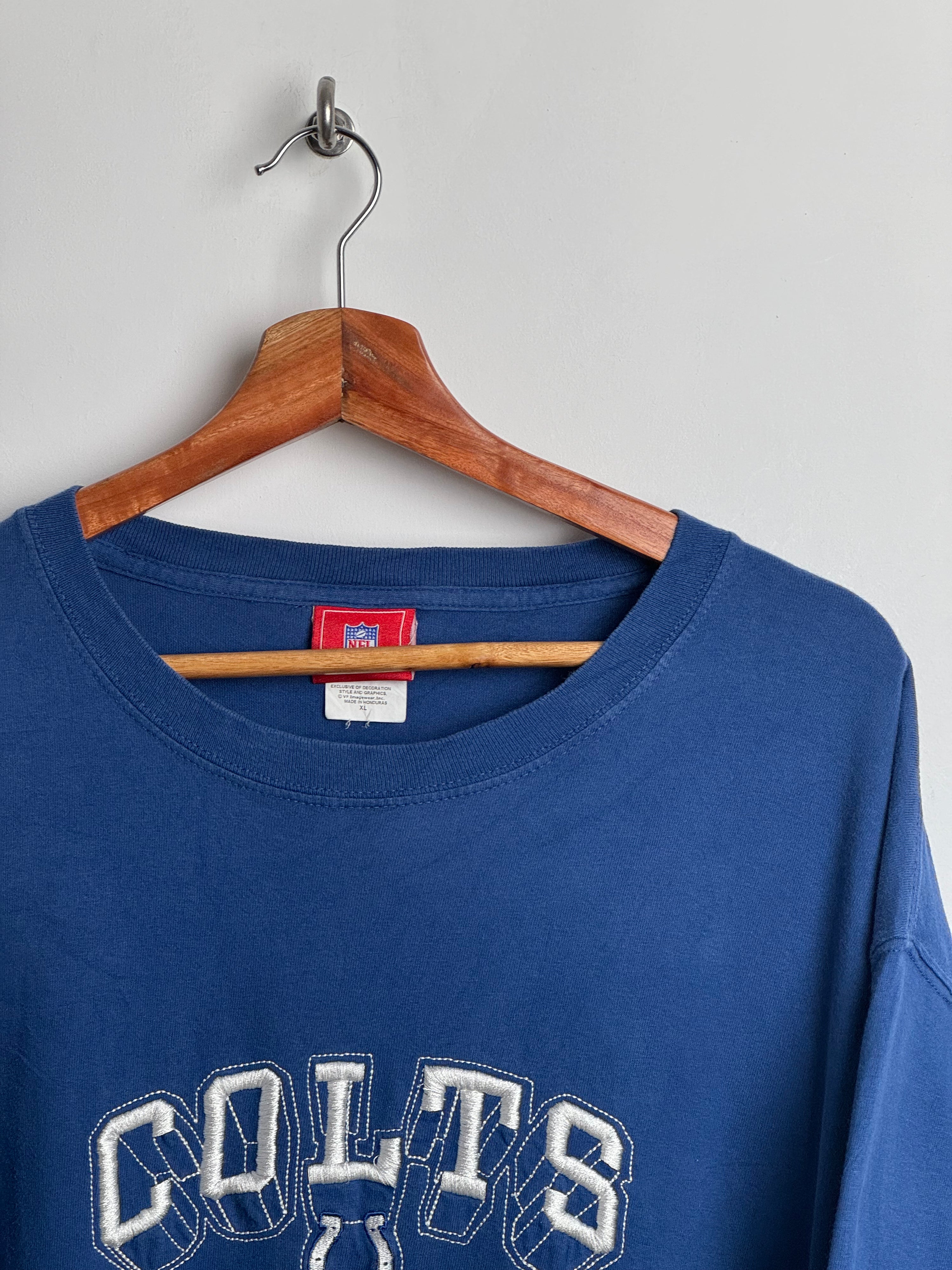 NFL COLTS embroidered tee in blue