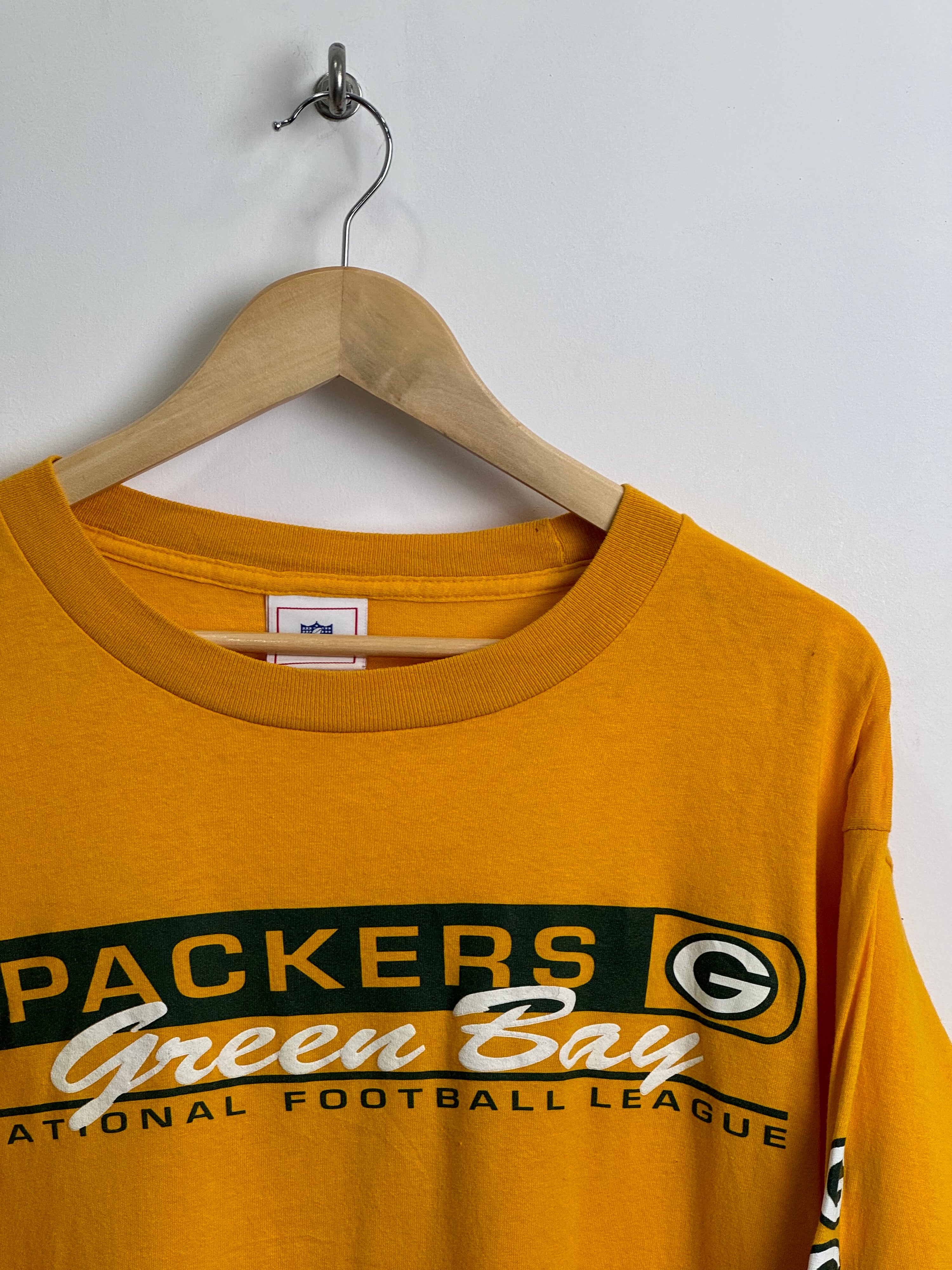 NFL Packers Green Bay Long-Sleeved Tee in Mustard